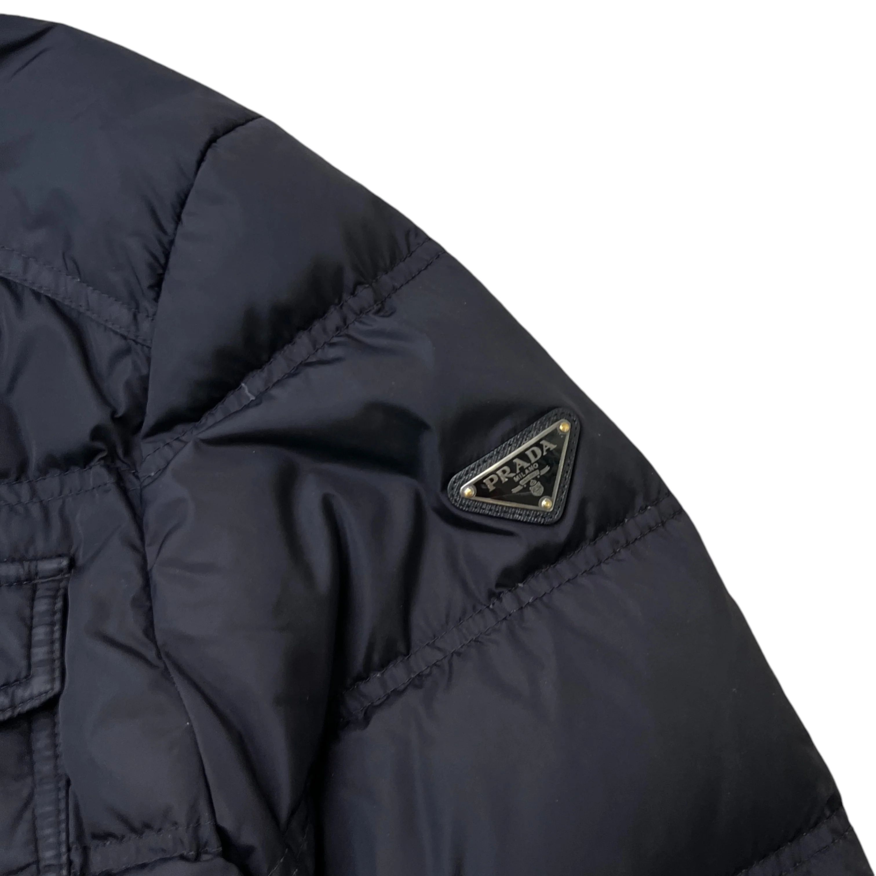 Men's Plaque Logo Down Jacket Black Size IT 48 / M - Image 5