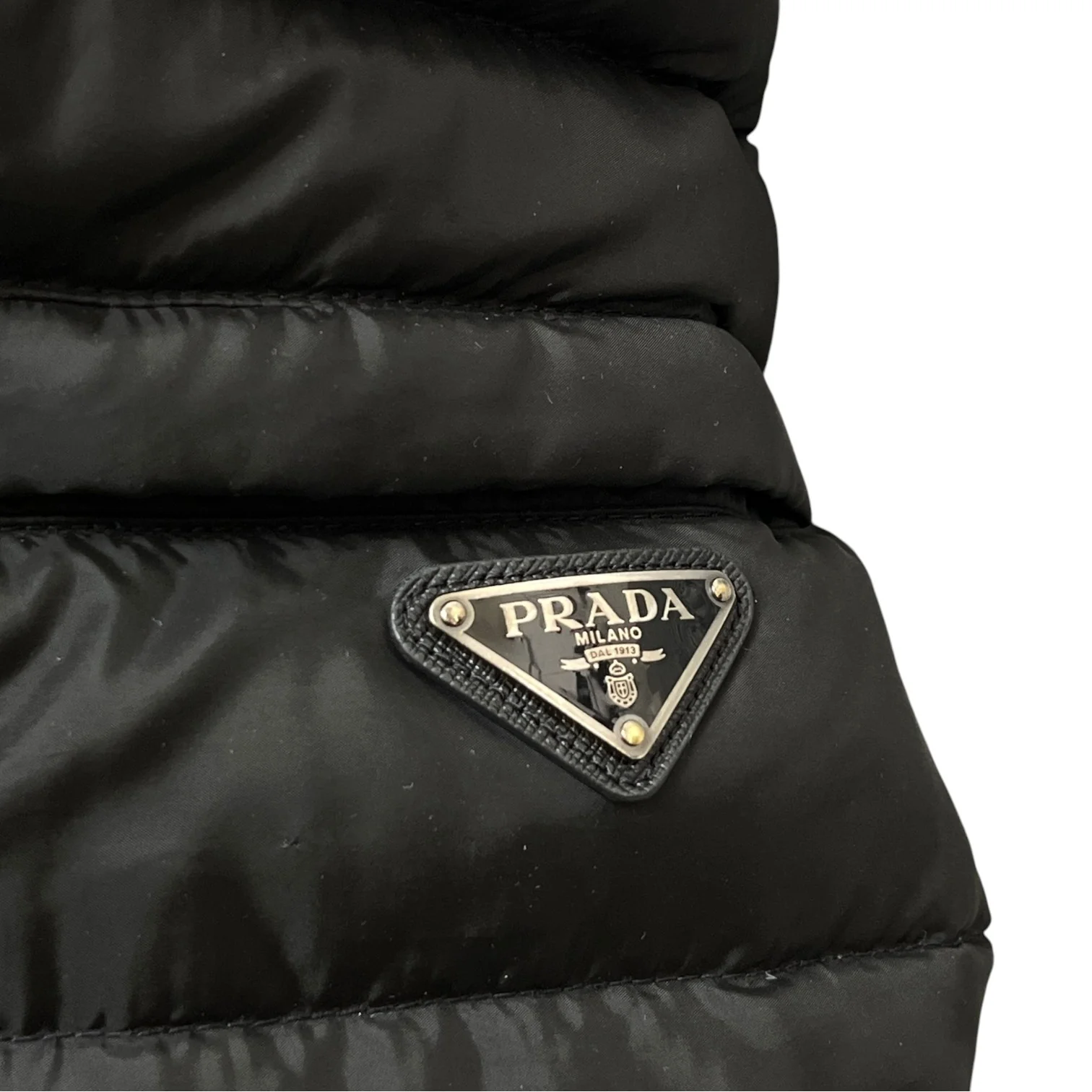 Men's Plaque Logo Down Jacket Black Size IT 52 / XL - Image 5