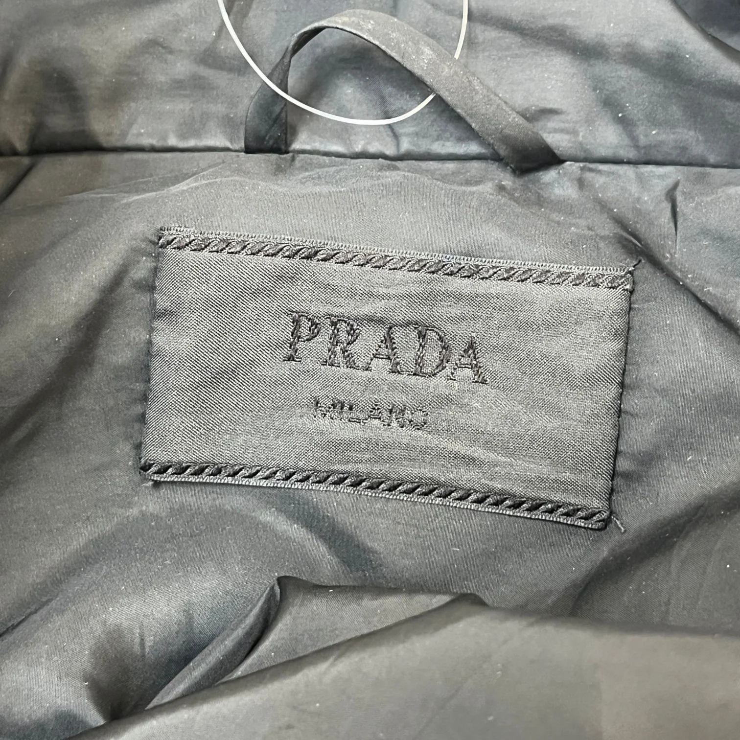 Men's Plaque Logo Down Jacket Black Size IT 52 / XL - Image 6
