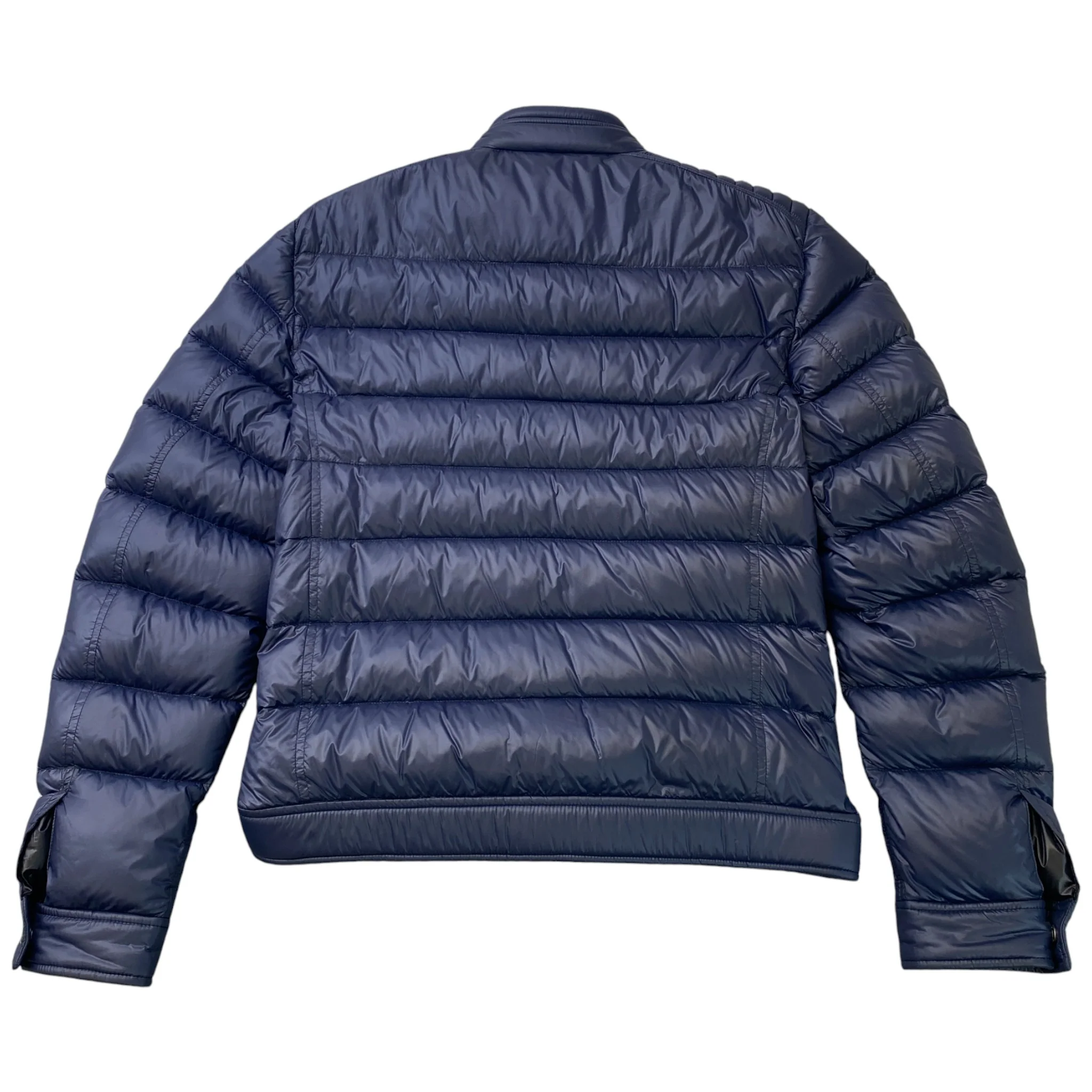 Men's Plaque Logo Down Jacket Blue Size IT 46 / S - Image 2