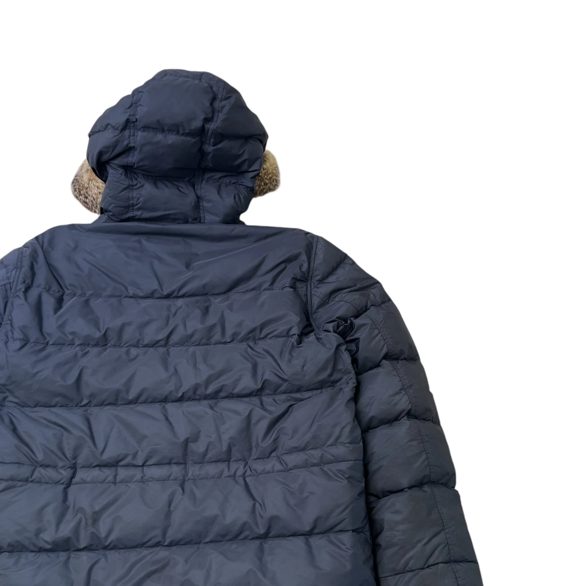 Men's Plaque Logo Down Jacket Navy Size IT 48 / M - Image 4