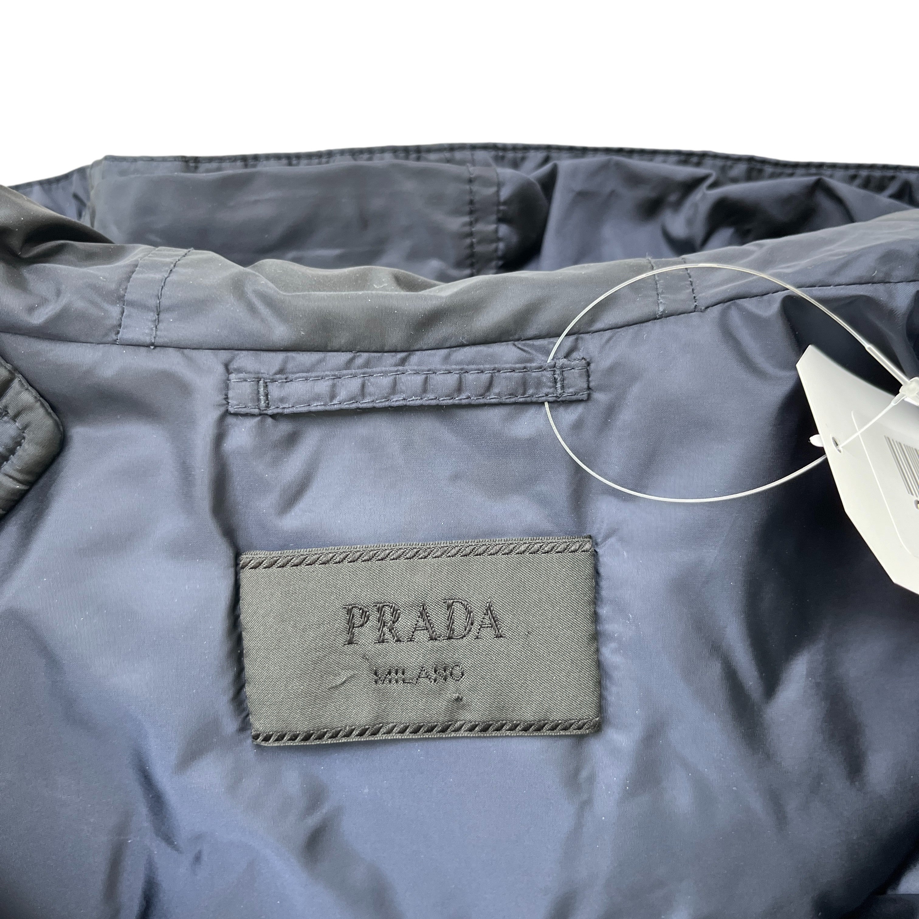 Men's Plaque Logo Down Jacket Navy Size IT 48 / M - Image 7