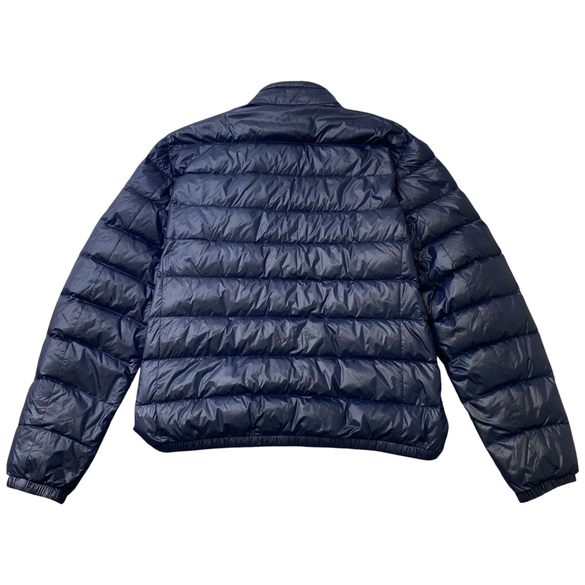 Men's Plaque Logo Down Jacket Navy Size IT 52 / XL - Image 2