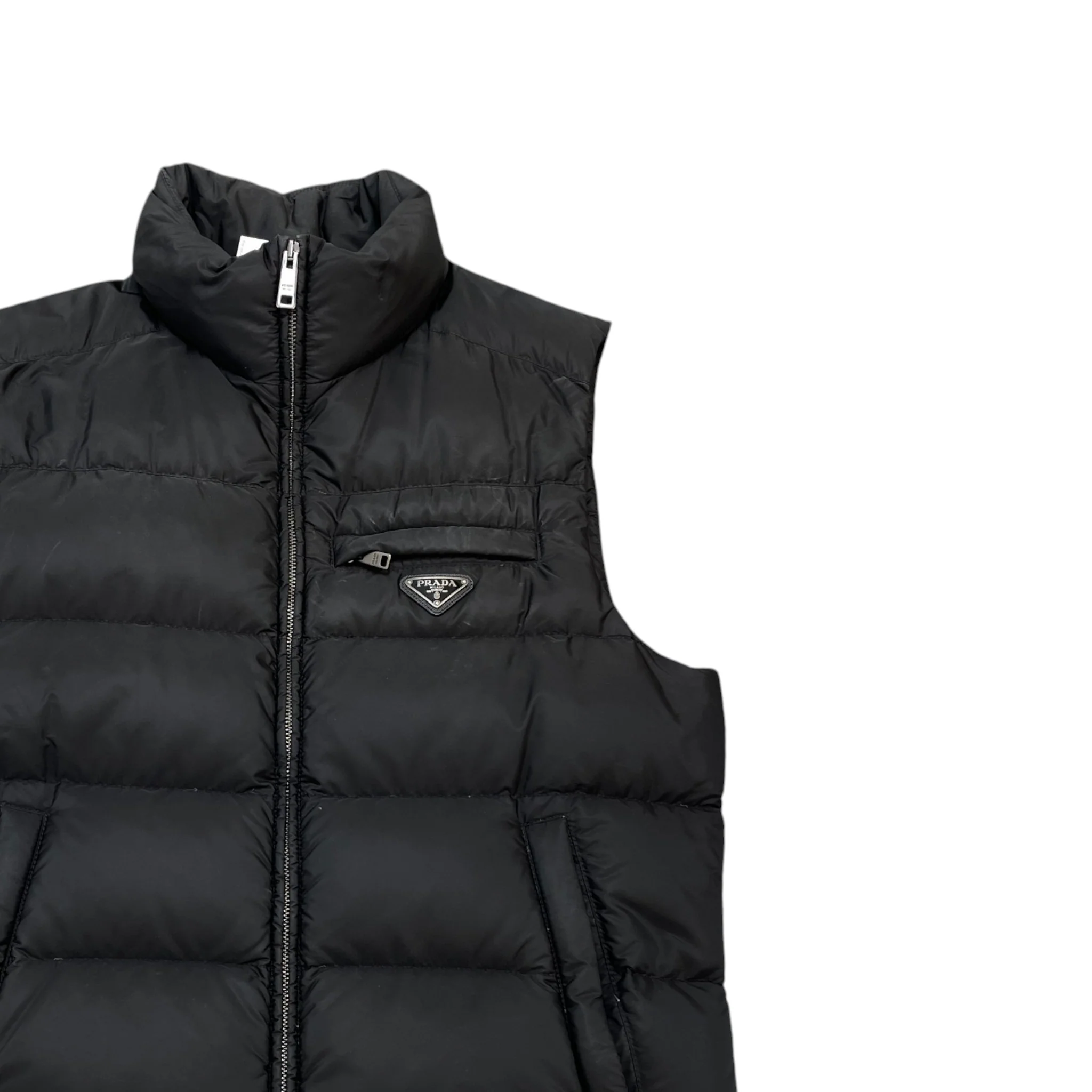 Men's Plaque Logo Gilet Black Size IT 50 / L - Image 3