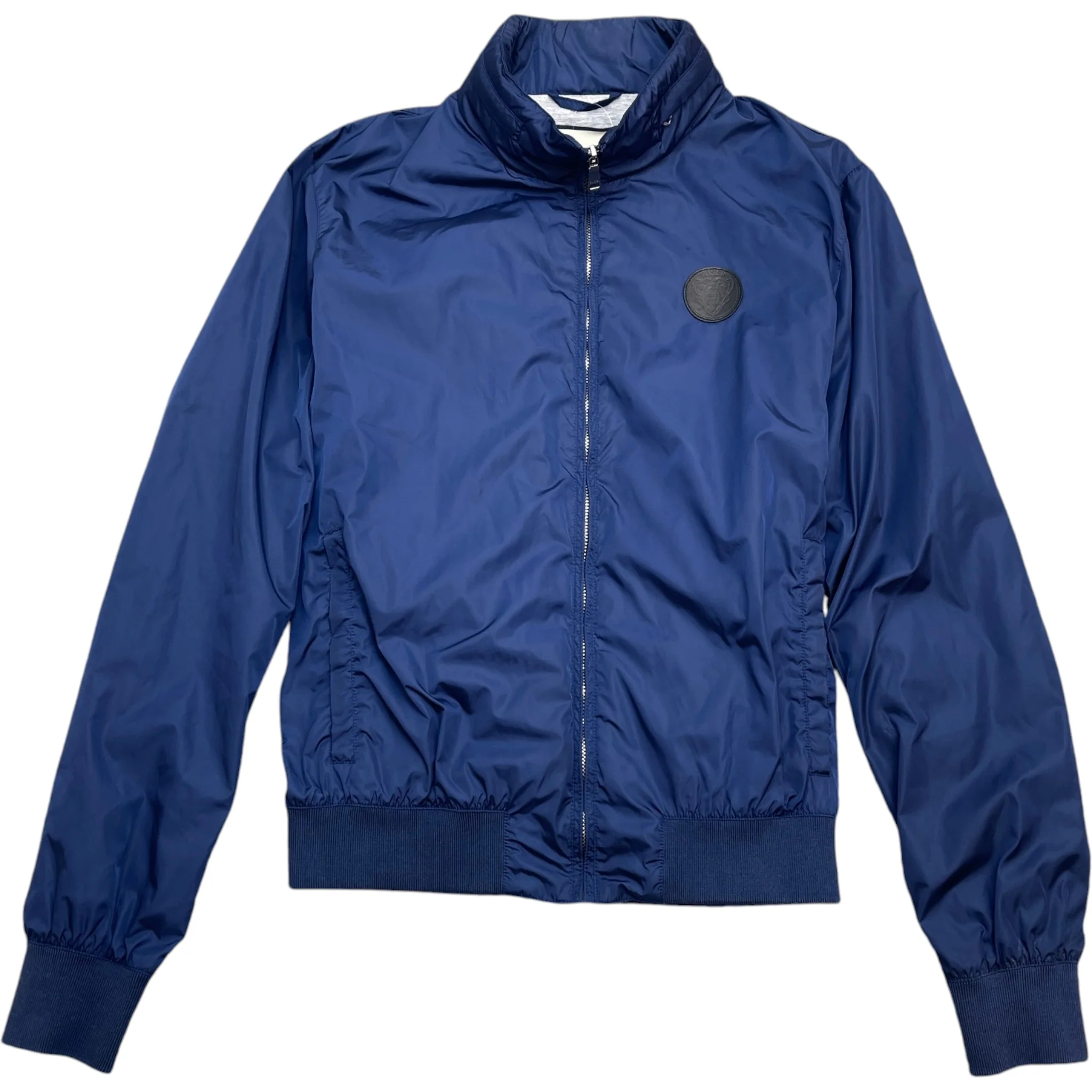 Men's Plaque Logo Jacket Navy Size IT 46 / S