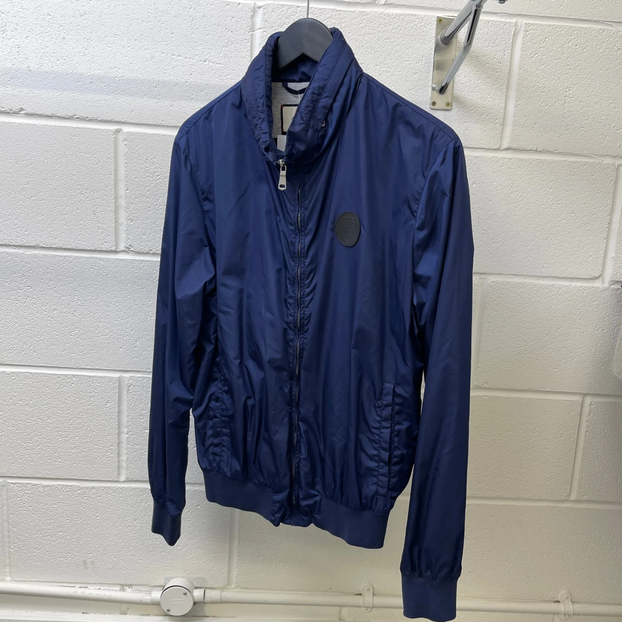 Men's Plaque Logo Jacket Navy Size IT 46 / S - Image 10
