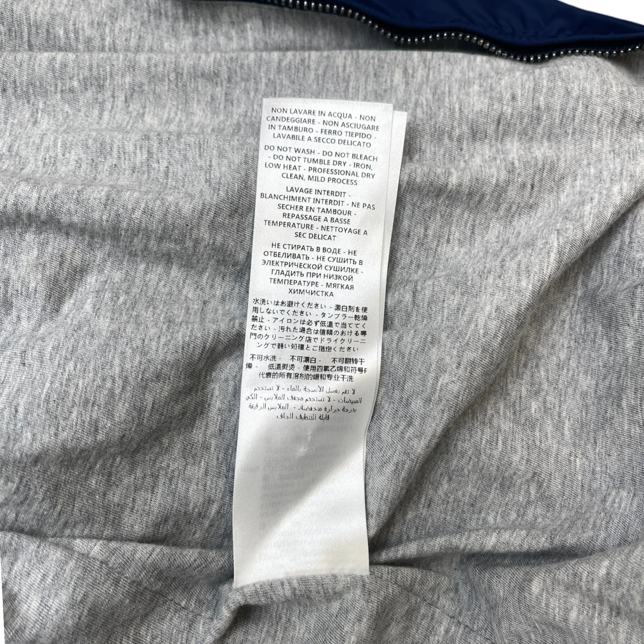 Men's Plaque Logo Jacket Navy Size IT 46 / S - Image 9
