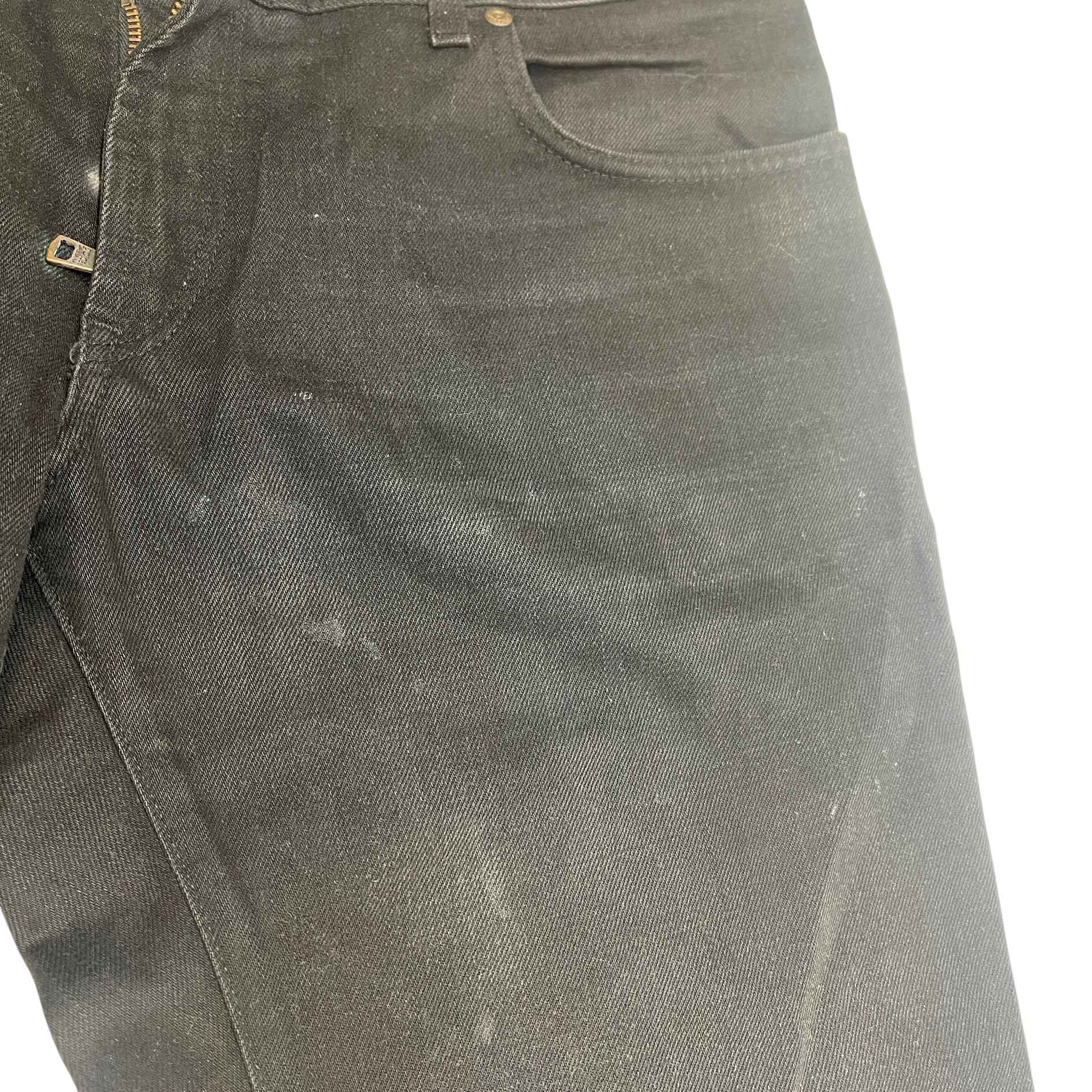 Men's Plaque Logo Jeans Black Size IT 50 / UK 34 - Image 10