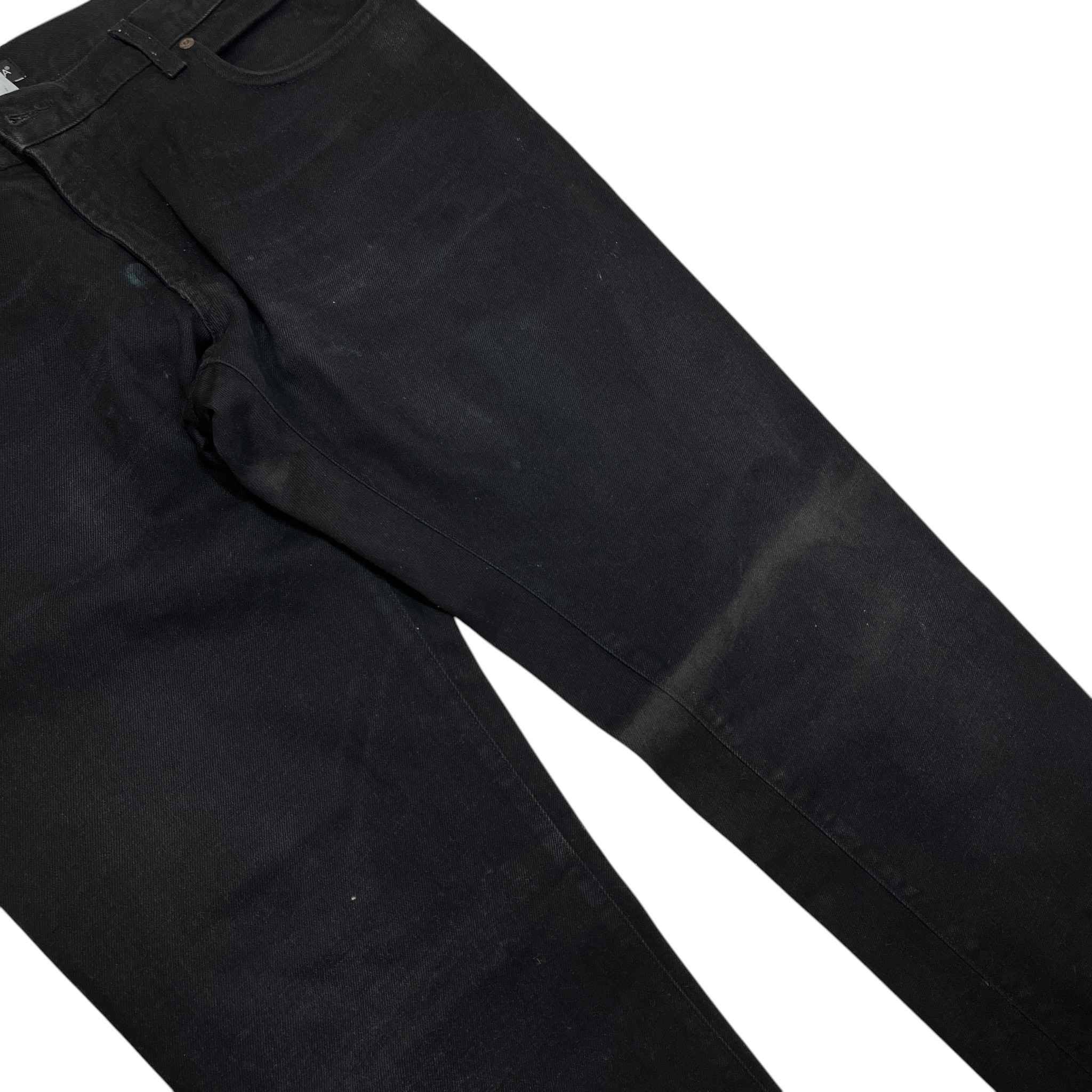 Men's Plaque Logo Jeans Black Size IT 50 / UK 34 - Image 13