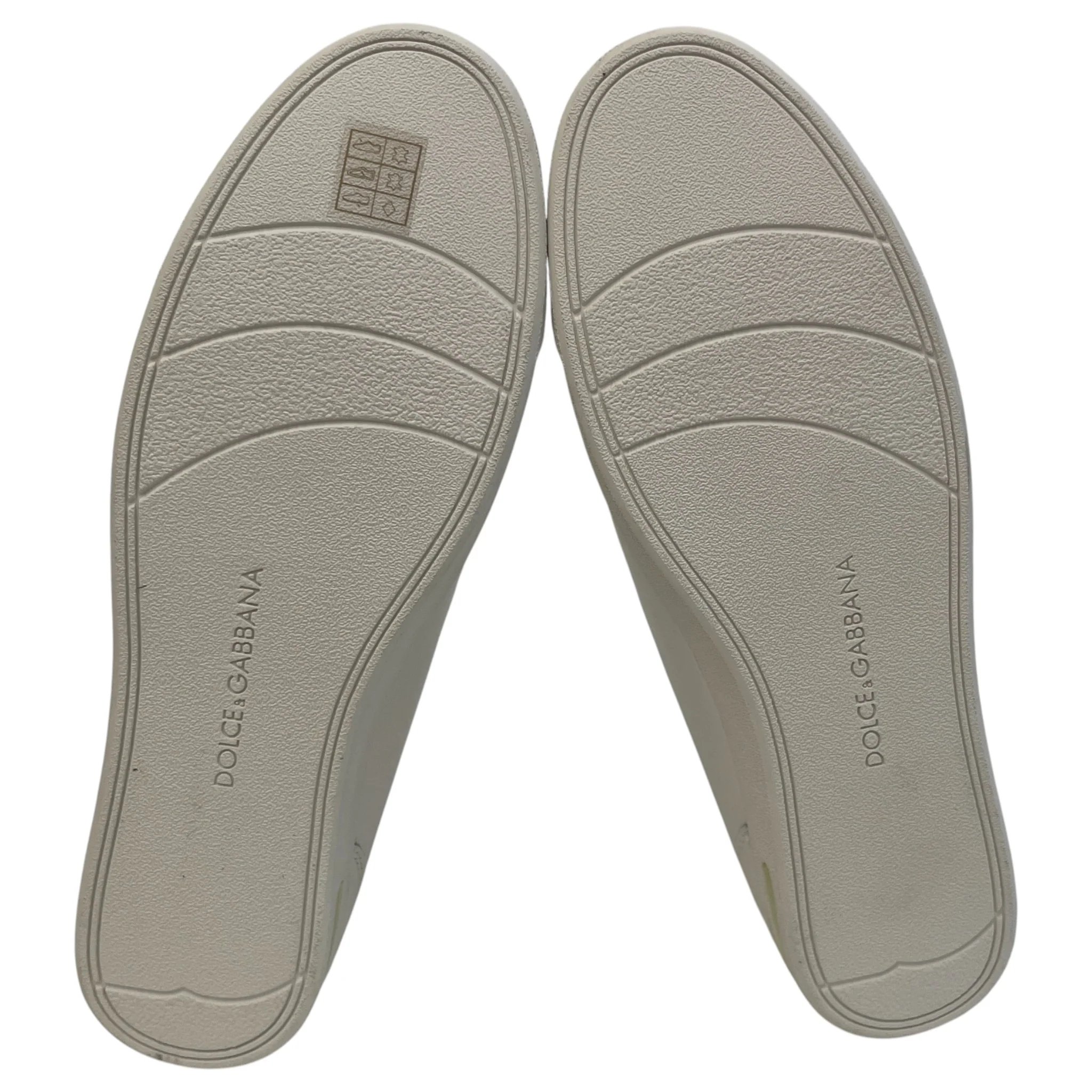 Men's Plaque Logo Low Trainers White Size EU 42 / UK 8 - Image 11