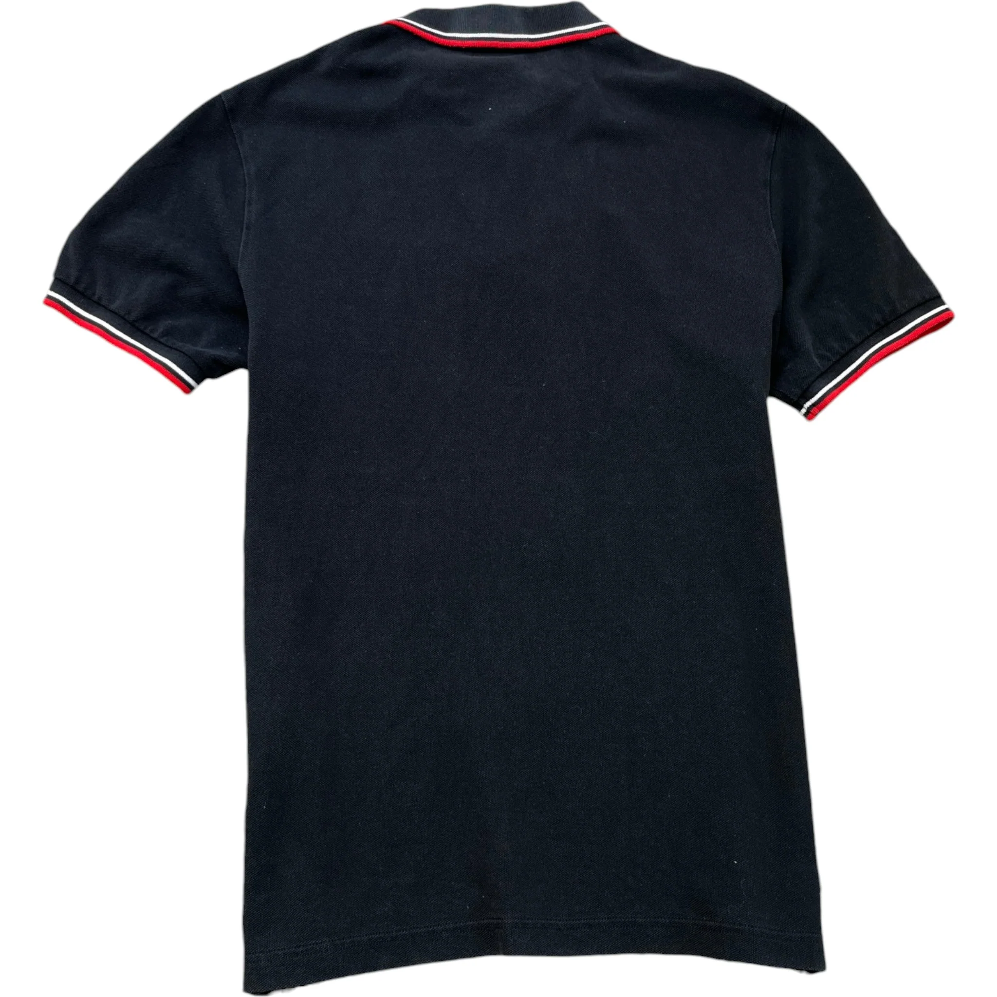 Men's Plaque Logo Polo Shirt Black Size XL - Image 2
