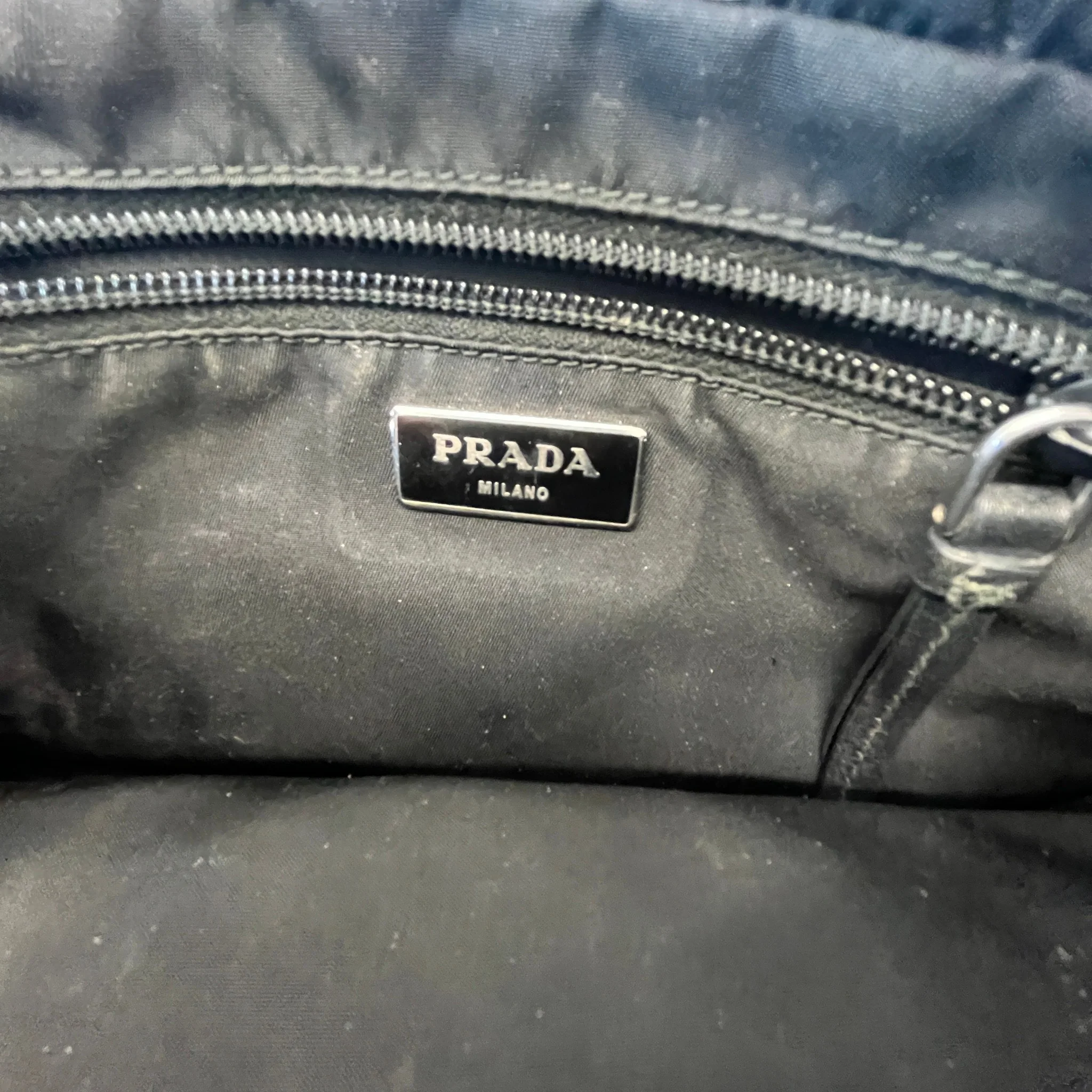 Men's Plaque Logo Studded Bag Black - Image 11