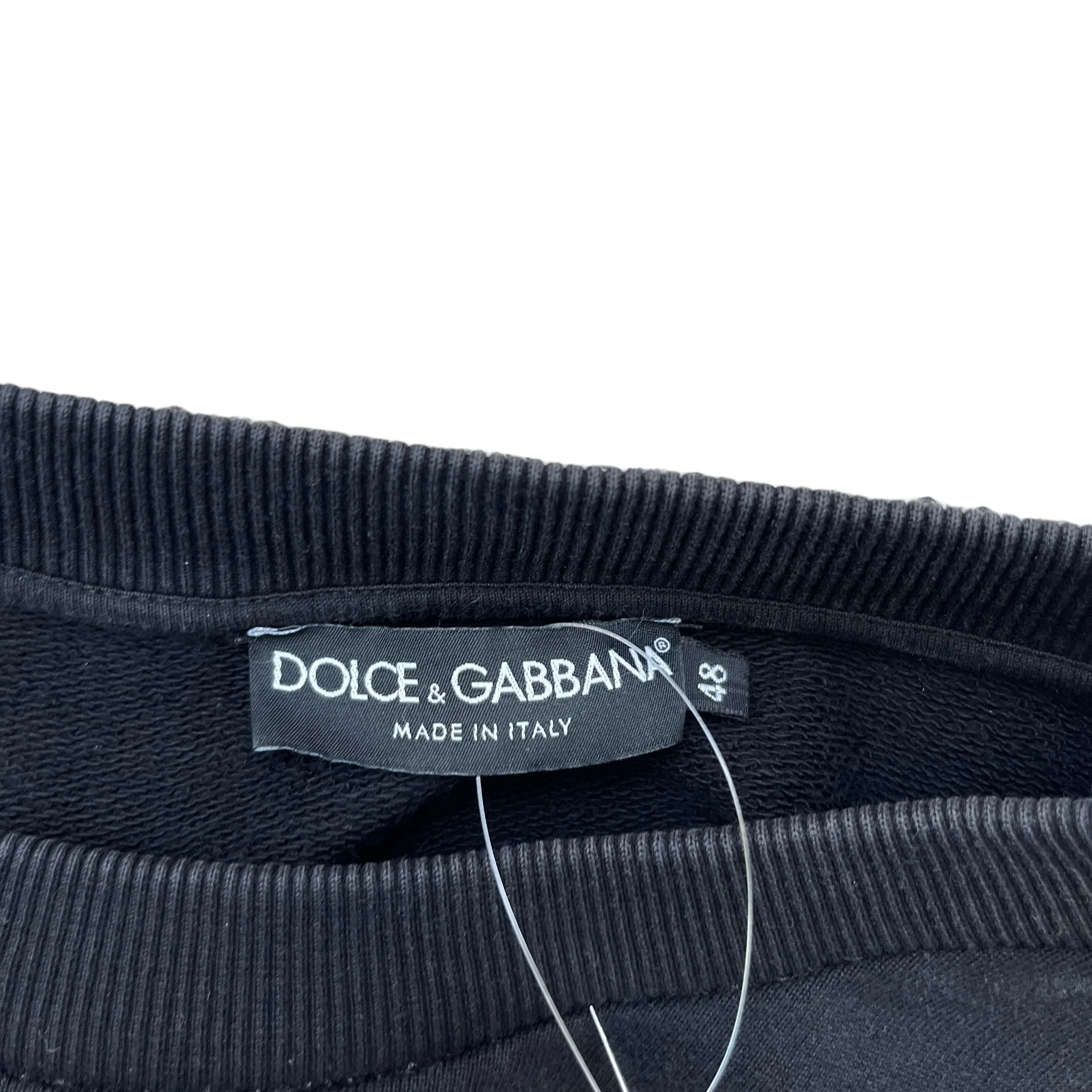 Men's Plaque Logo Sweatshirt Black Size IT 48 / UK M - Image 7