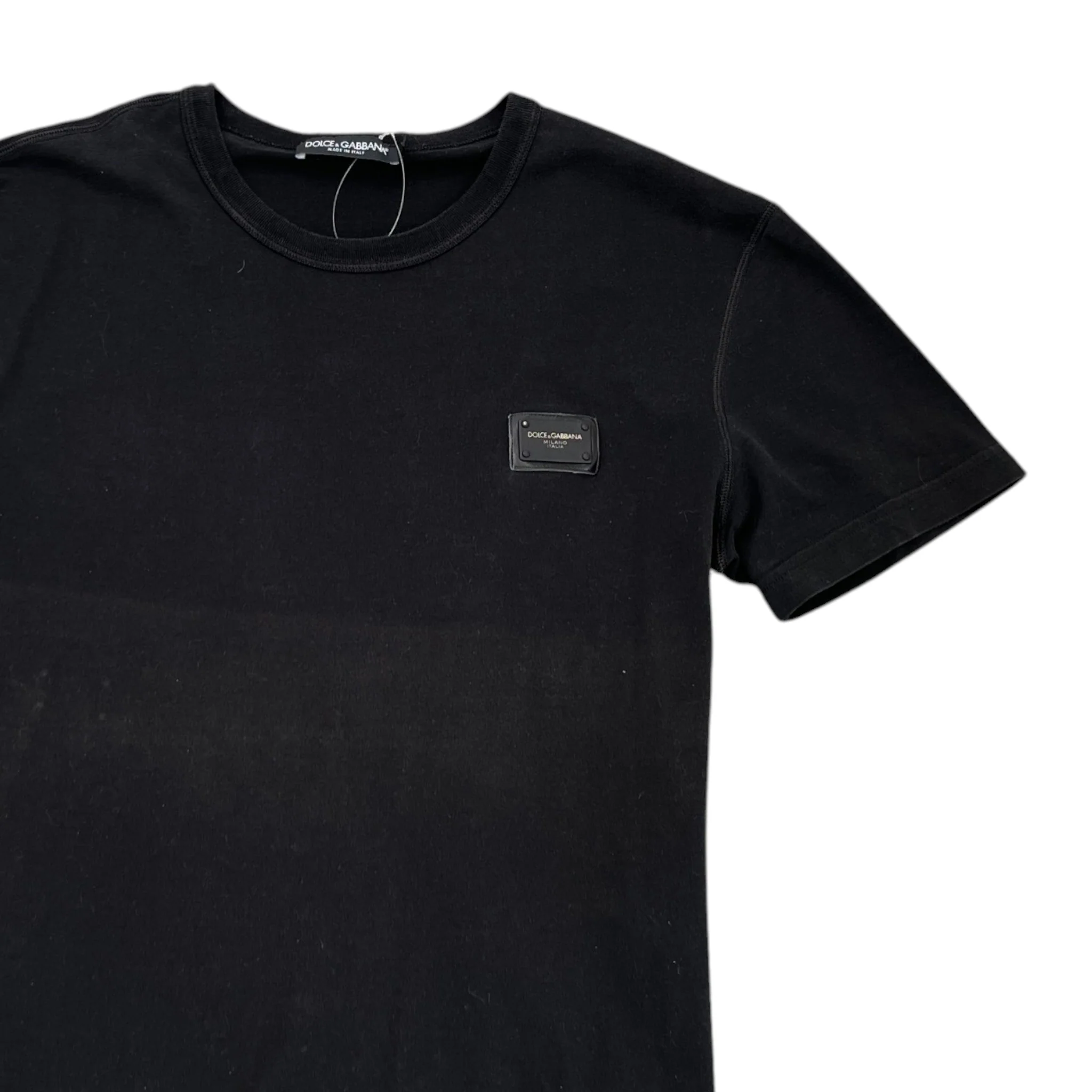 Men's Plaque Logo T-Shirt Black Size IT 48 / UK M - Image 3