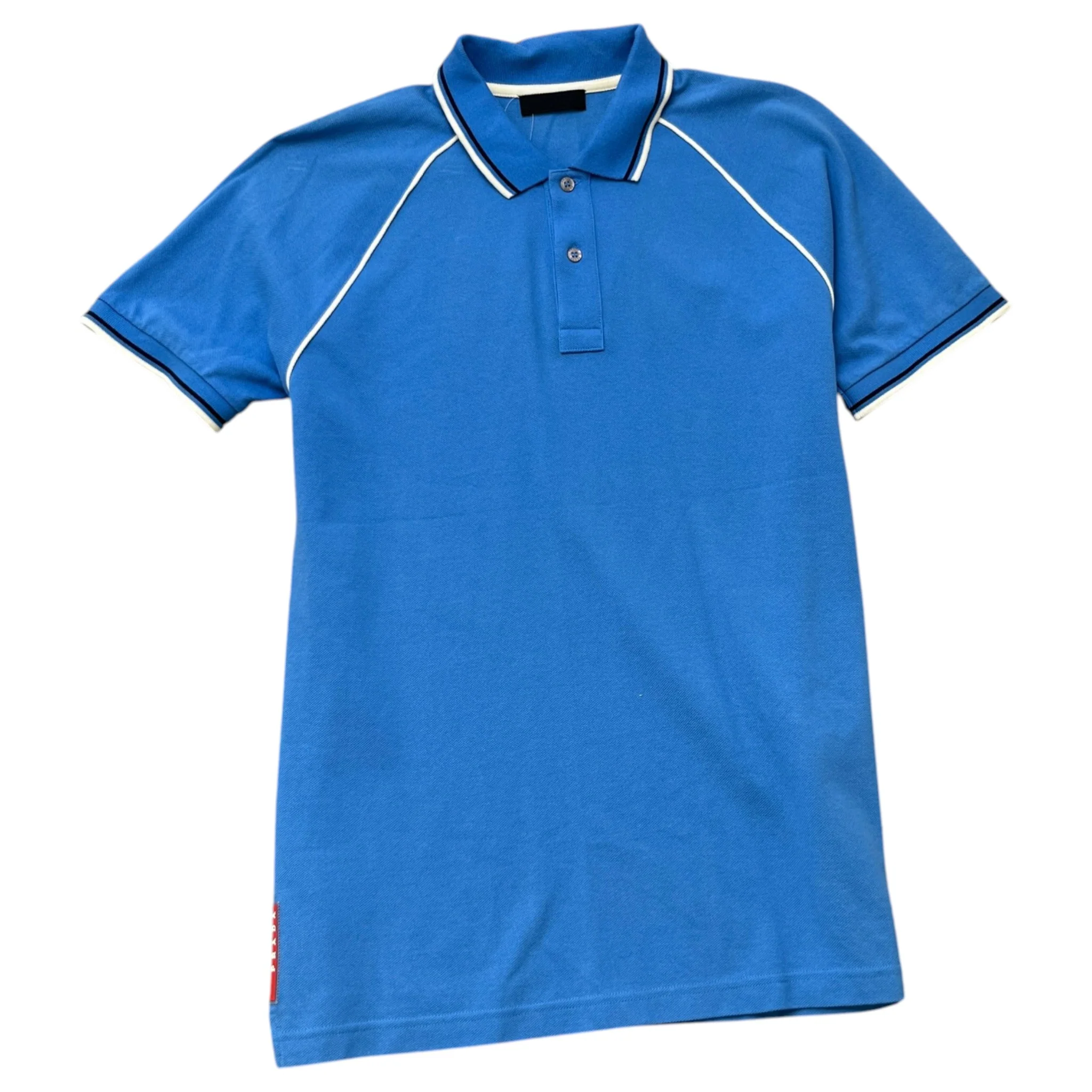 Men's Plaque Logo T-Shirt Blue Size XL