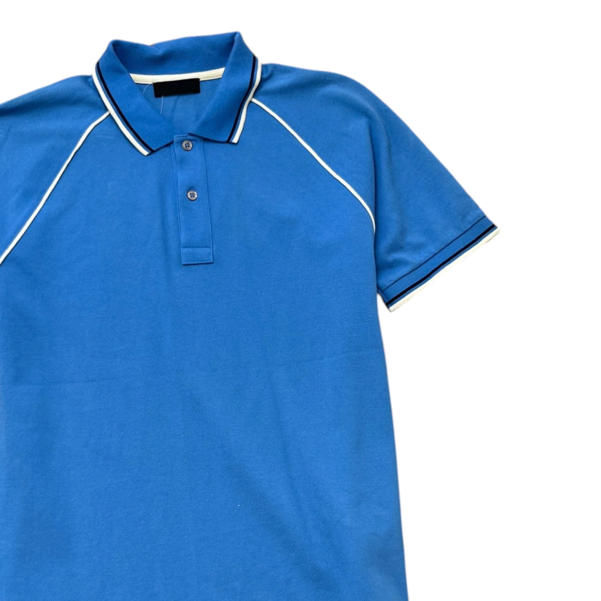 Men's Plaque Logo T-Shirt Blue Size XL - Image 3