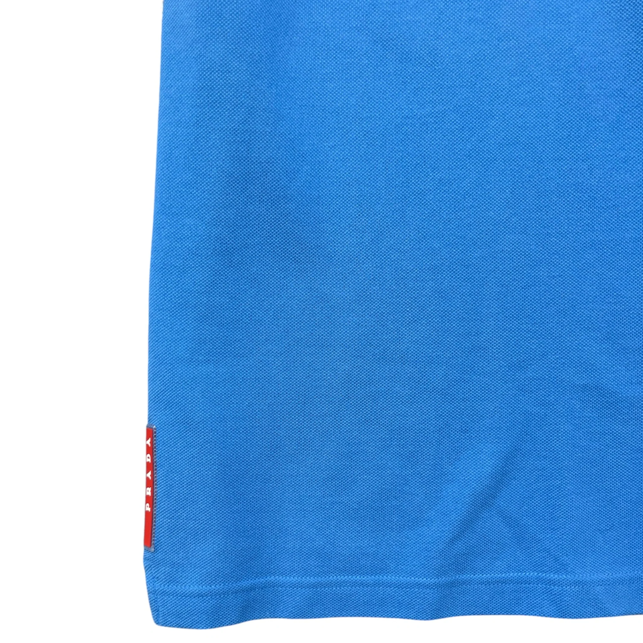 Men's Plaque Logo T-Shirt Blue Size XL - Image 5