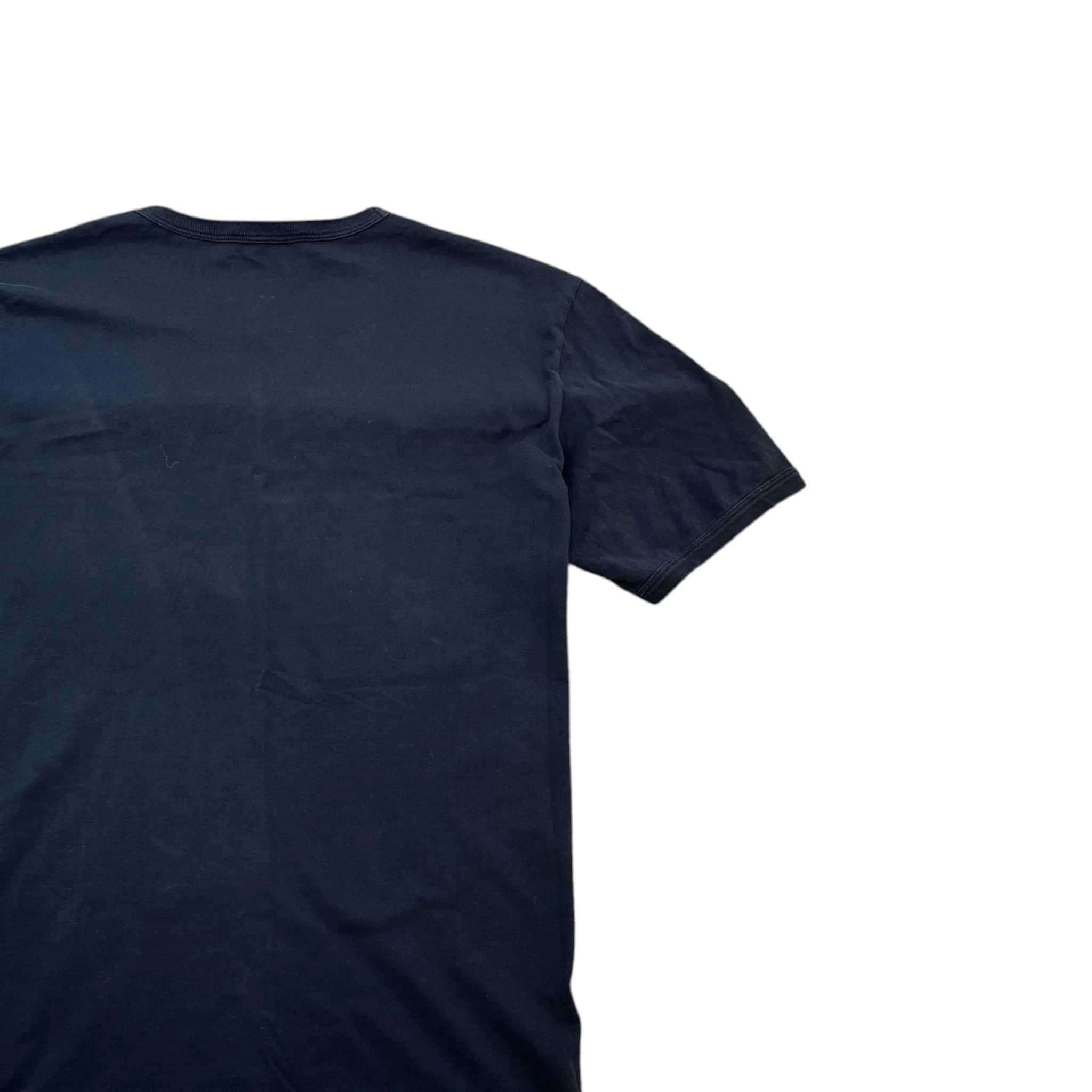 Men's Plaque Logo T-Shirt Navy Size IT 52 / UK XL - Image 4