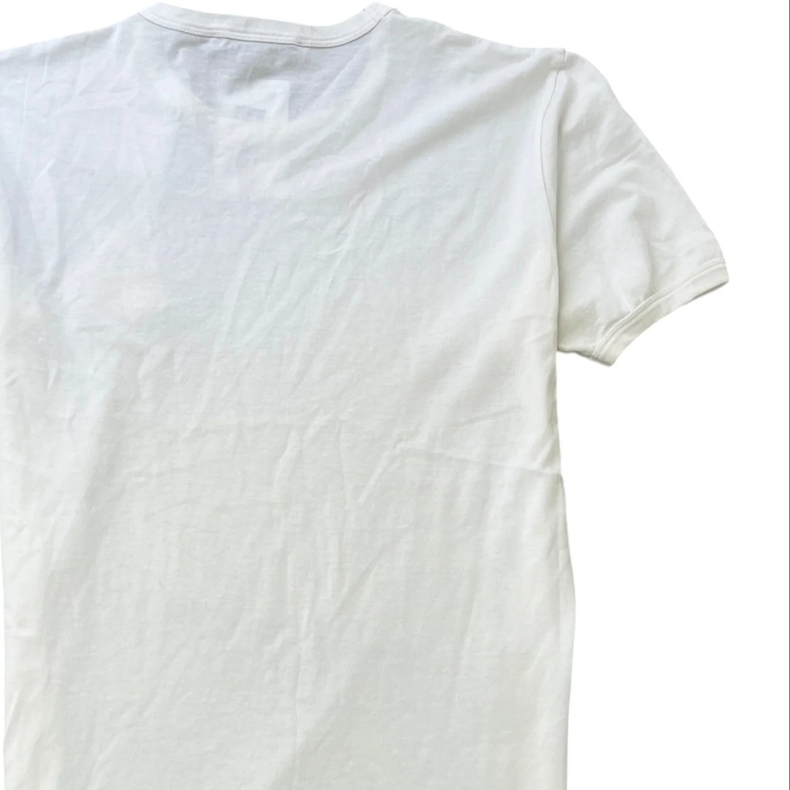 Men's Plaque Logo T-Shirt White Size IT 46 / UK S - Image 4