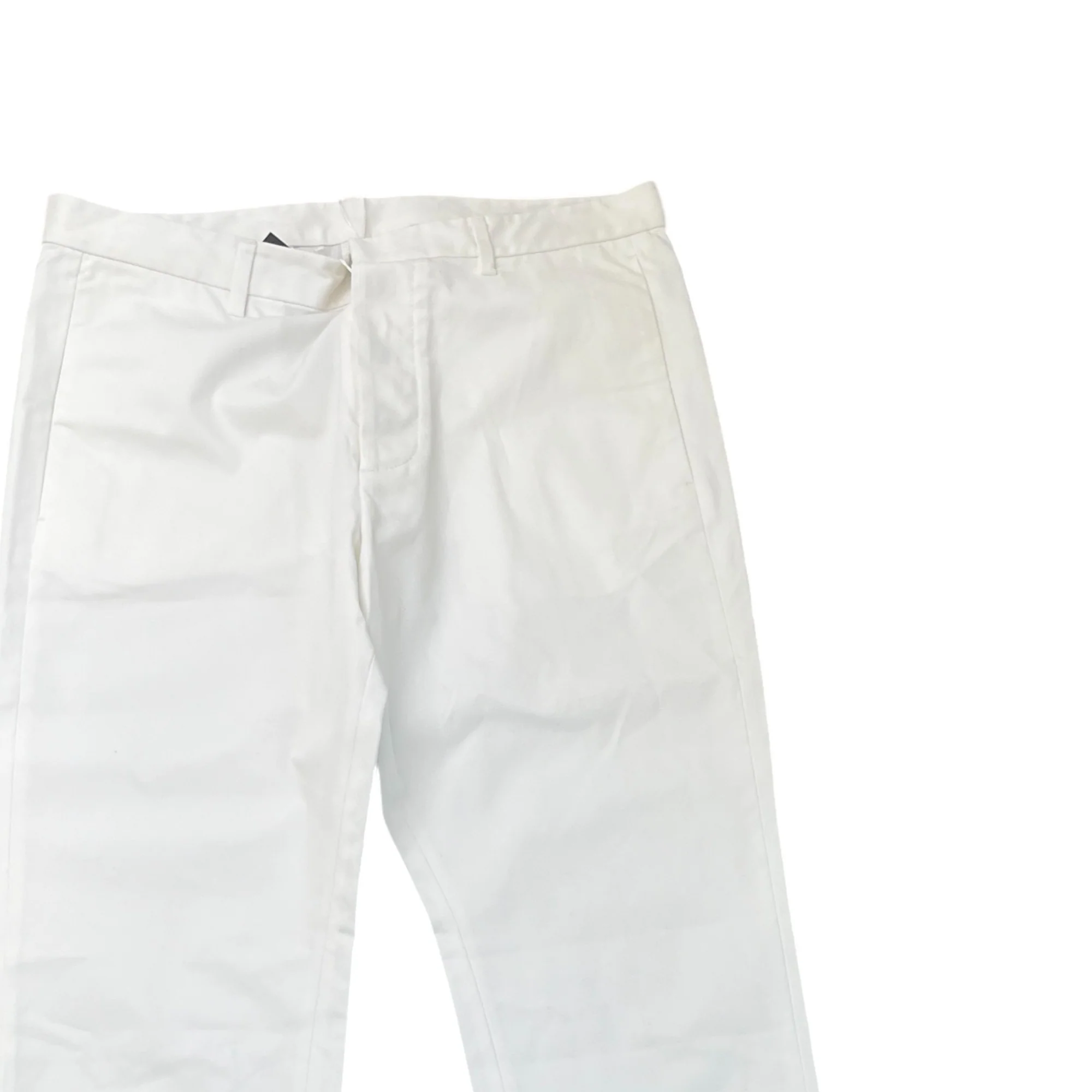 Men's Plaque Logo Trousers White Size IT 48 / UK 32 - Image 3
