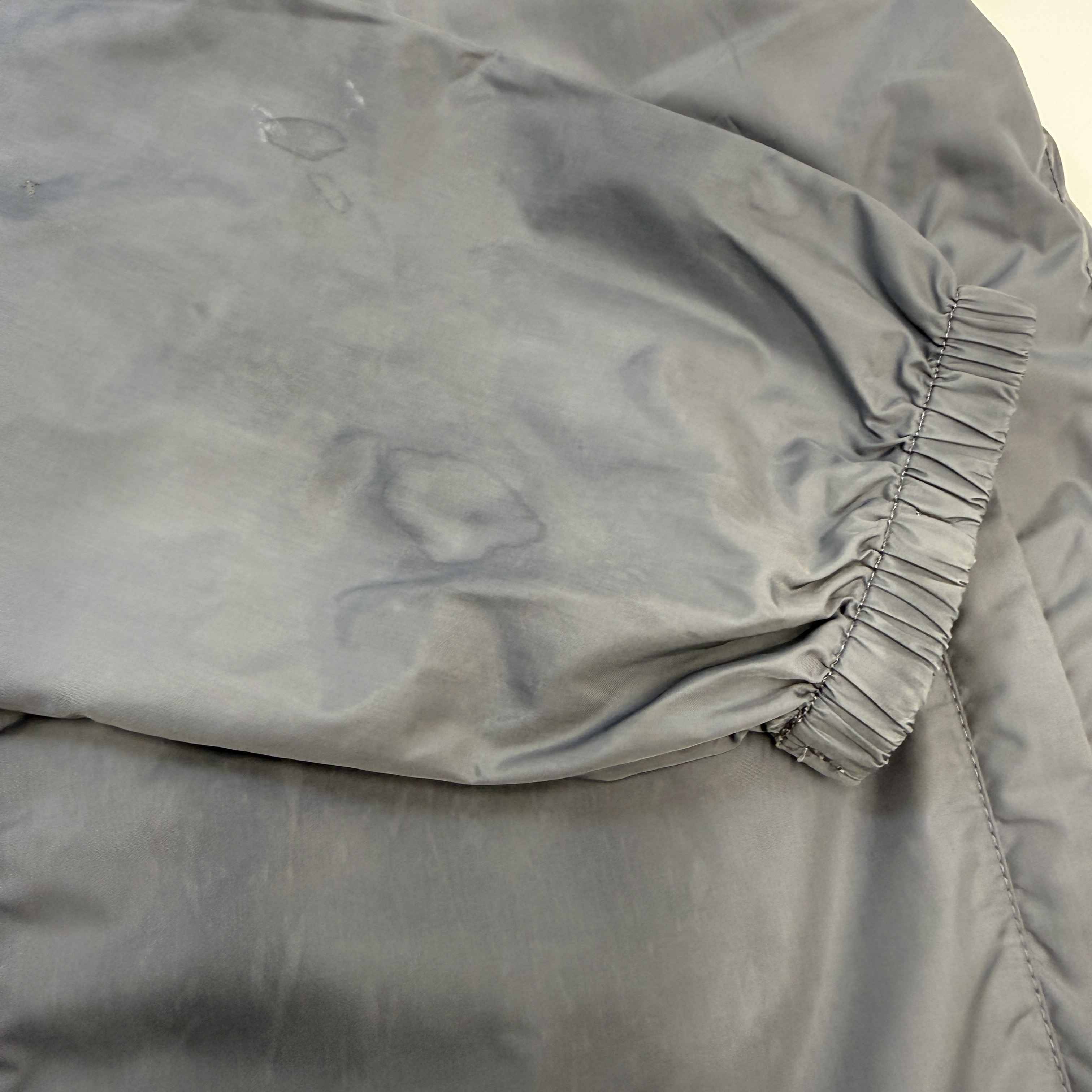 Men's Plaque Logo Windbreaker Grey Size S - Image 10