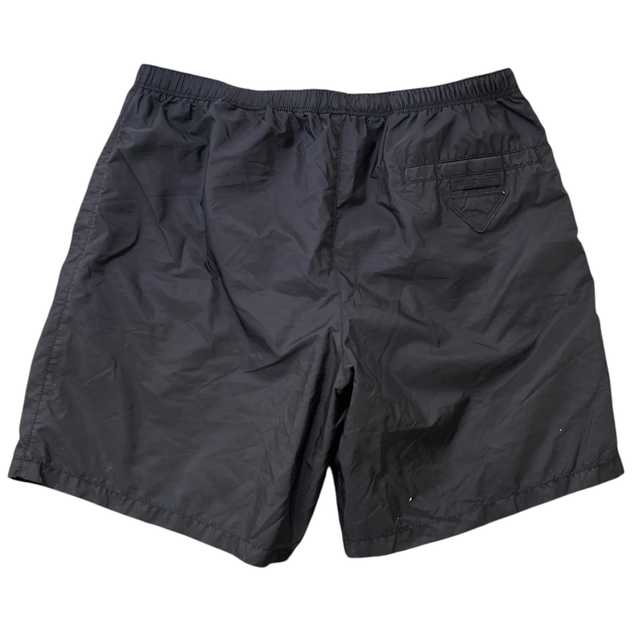 Men's Plaque Pocket Logo Swim Shorts Black Size W32 / IT 48 - Image 2