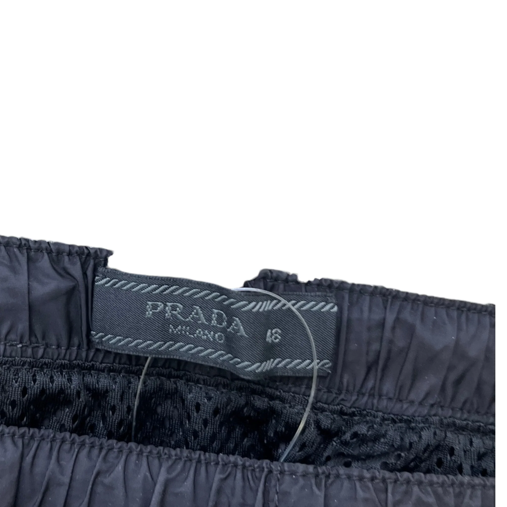 Men's Plaque Pocket Logo Swim Shorts Black Size W32 / IT 48 - Image 7