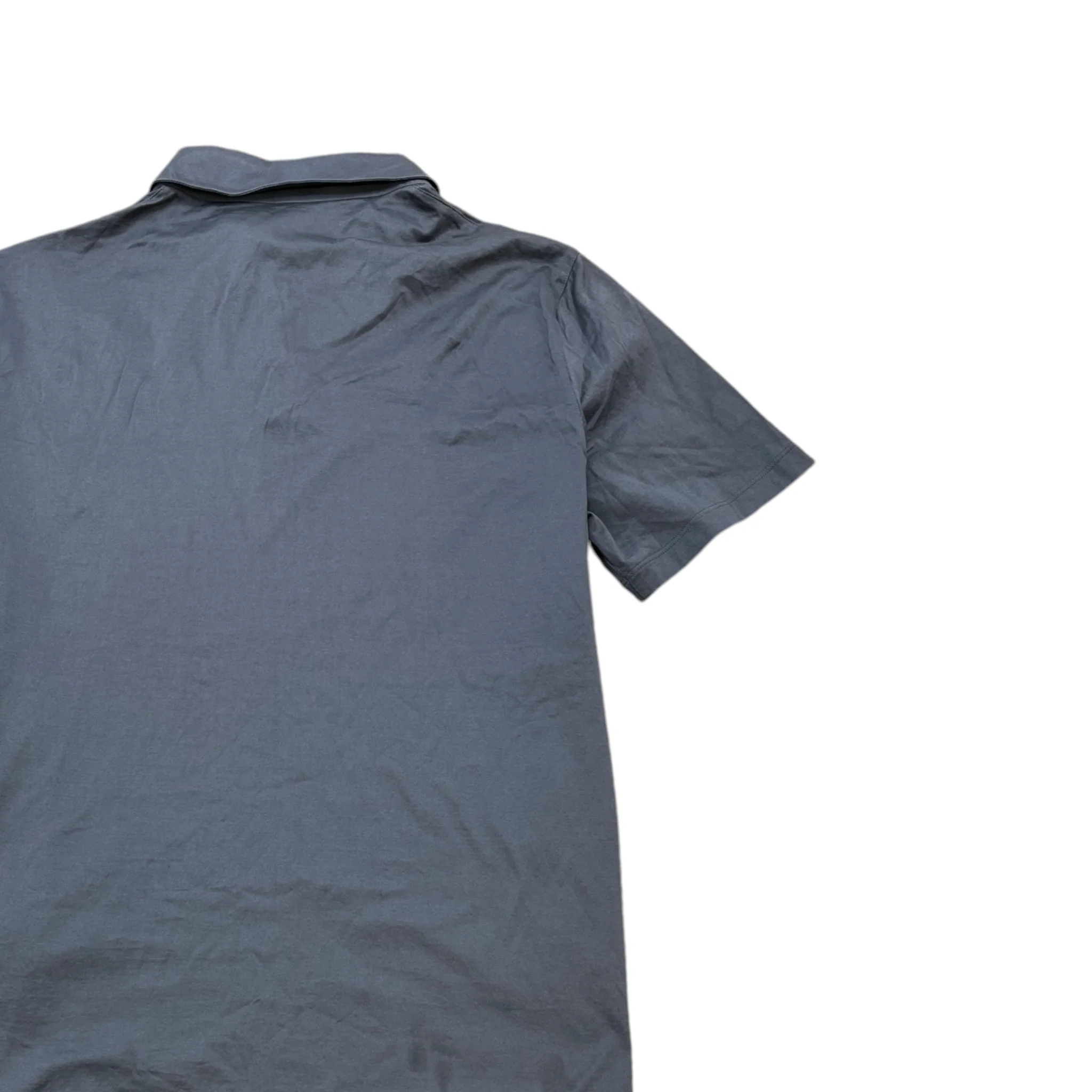 Men's Pocket Logo Polo Shirt Grey Size XL - Image 4