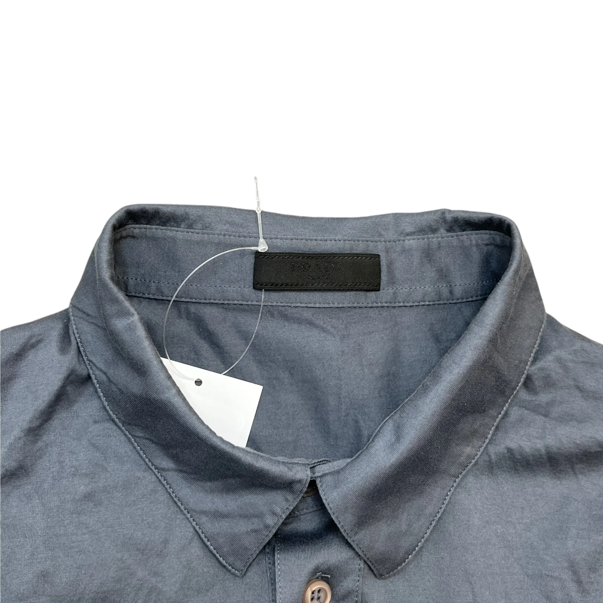 Men's Pocket Logo Polo Shirt Grey Size XL - Image 5