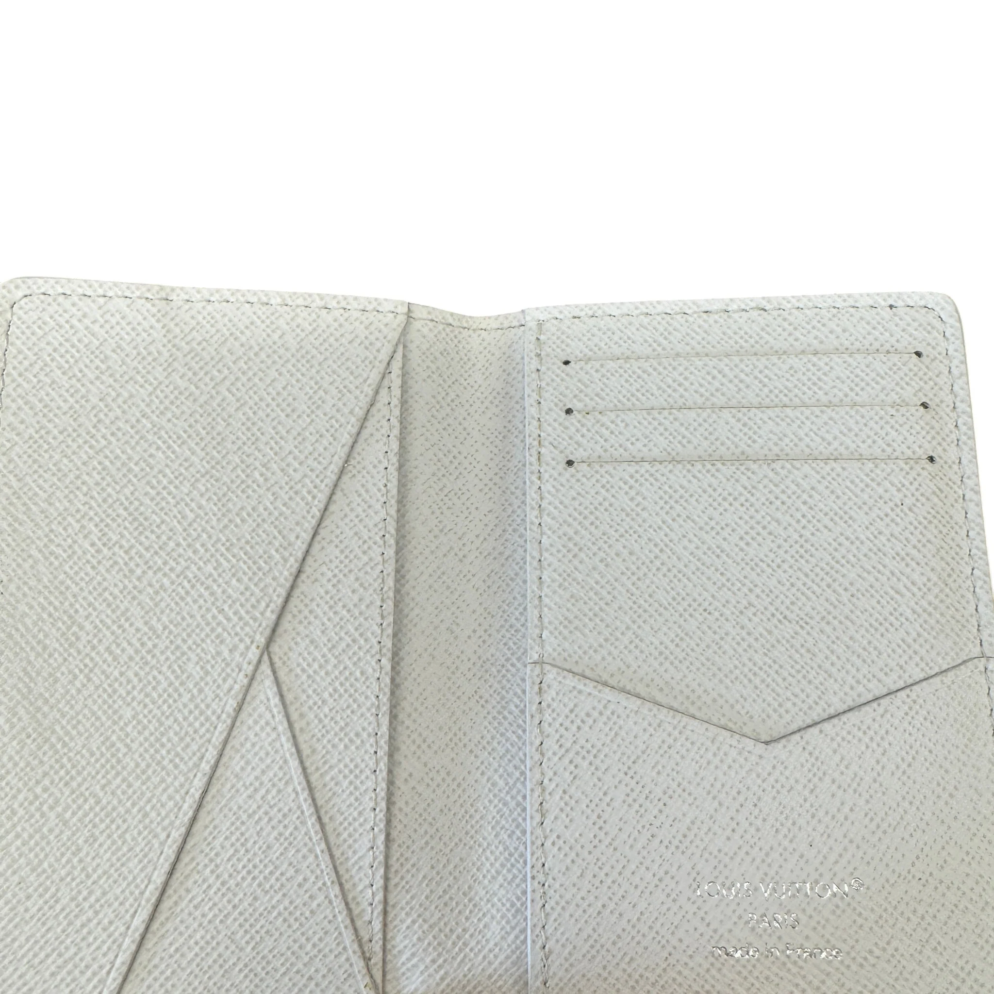 Men's Pocket Organiser Card Holder White - Image 4