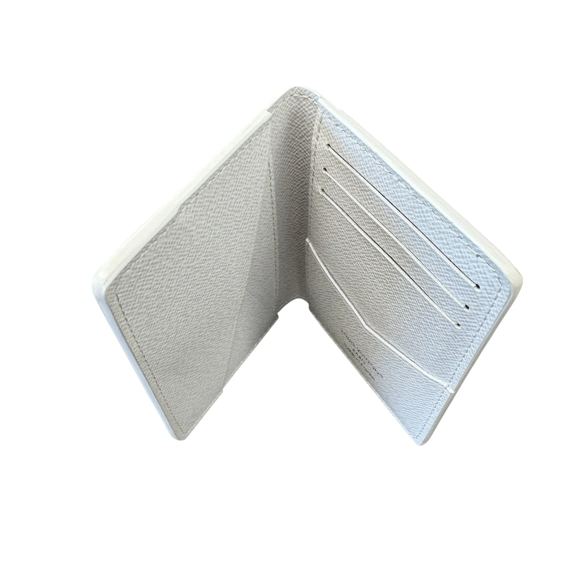 Men's Pocket Organiser Card Holder White - Image 5