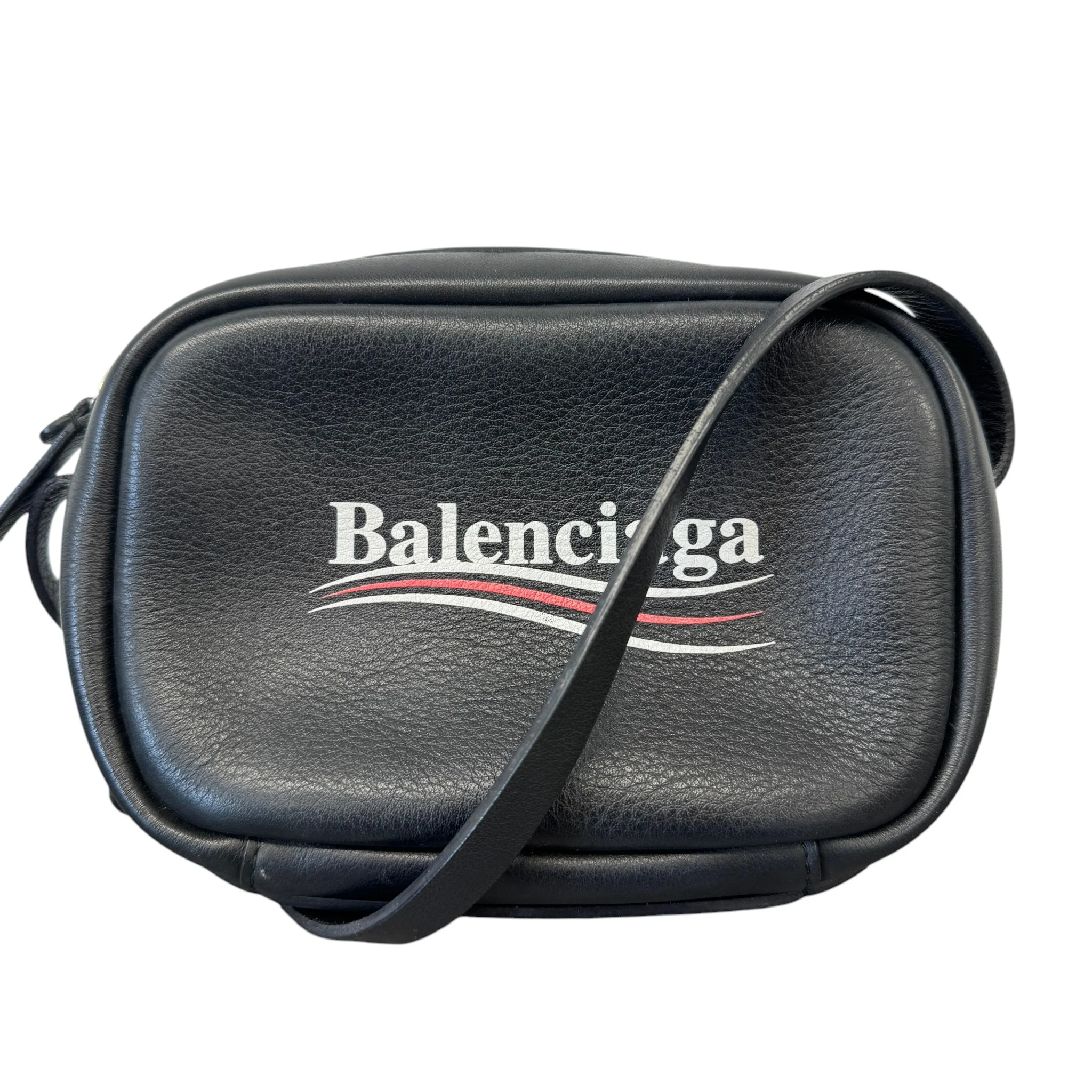 Men's Political Logo Camera Bag Black