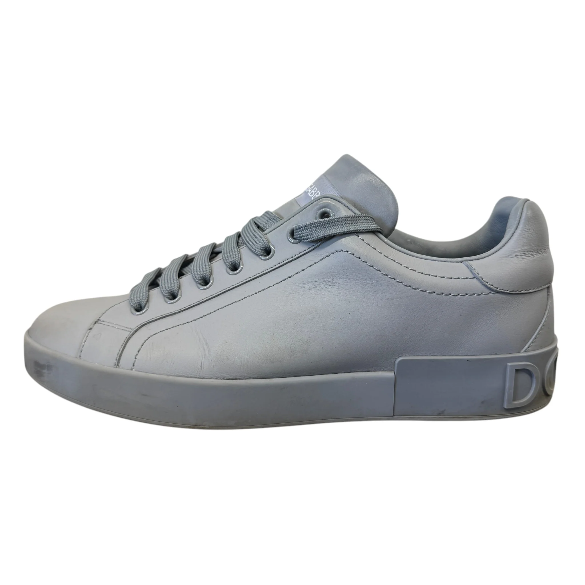 Men's Portofino Low Trainers Grey Size EU 42 / UK 8 - Image 4