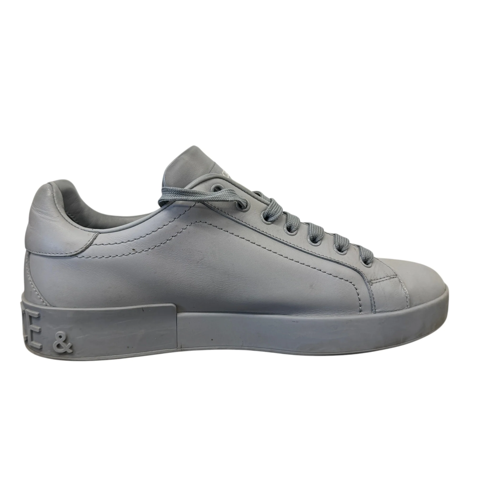 Men's Portofino Low Trainers Grey Size EU 42 / UK 8 - Image 5