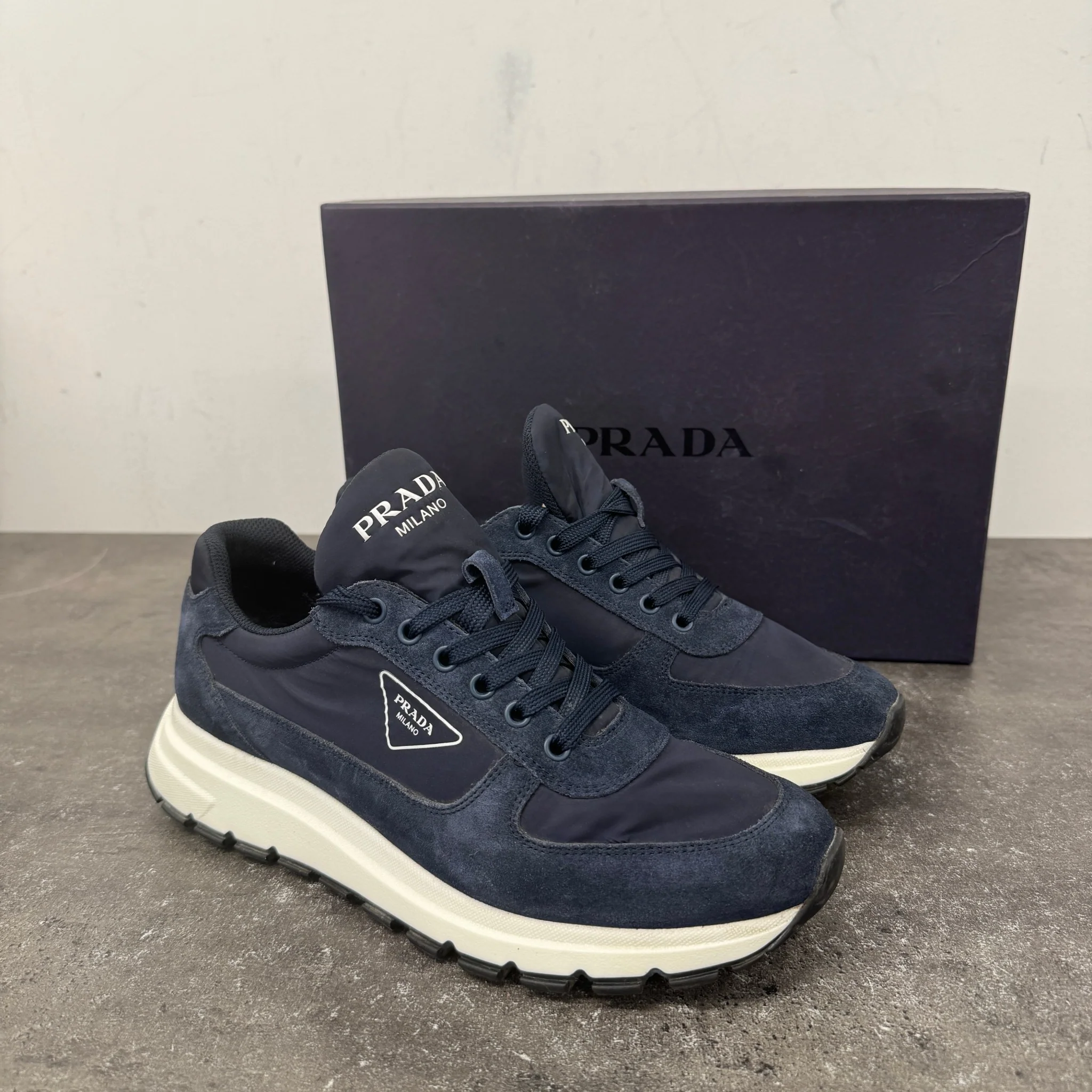 Men's Prax 01 Low Trainers Navy Size EU 41 / UK 7 - Image 11