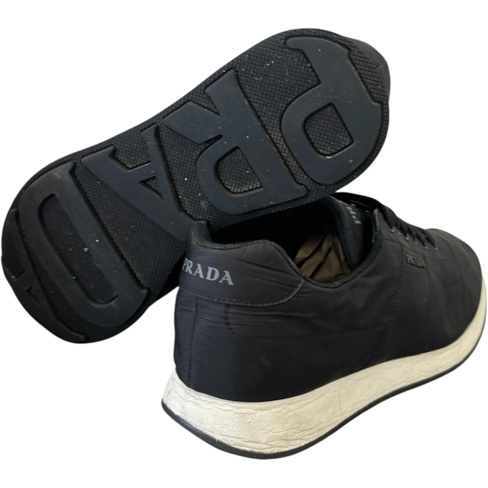 Men's Prax 01 Re-Nylon Low Trainers Black Size EU 42 / UK 8 - Image 10