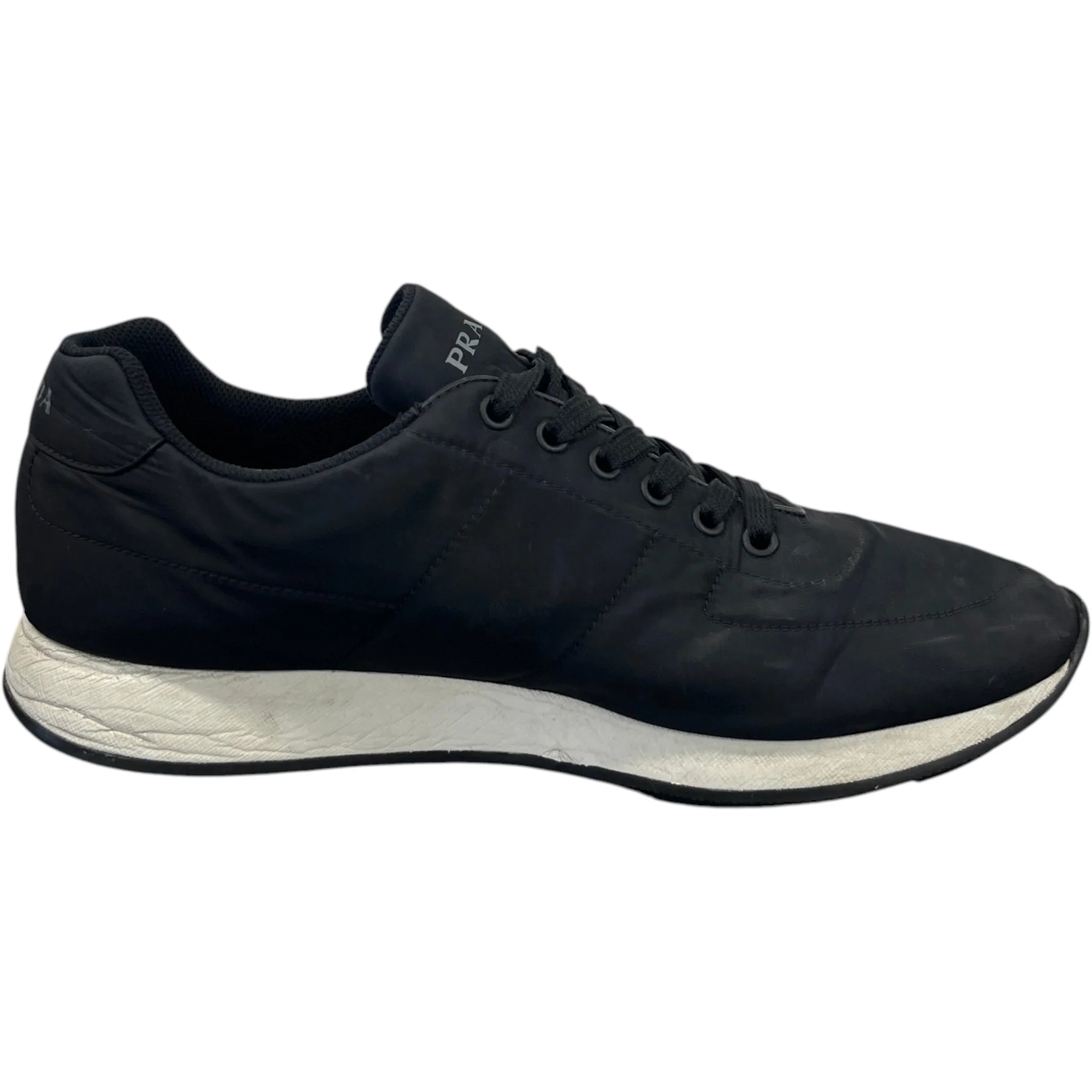 Men's Prax 01 Re-Nylon Low Trainers Black Size EU 42 / UK 8 - Image 4