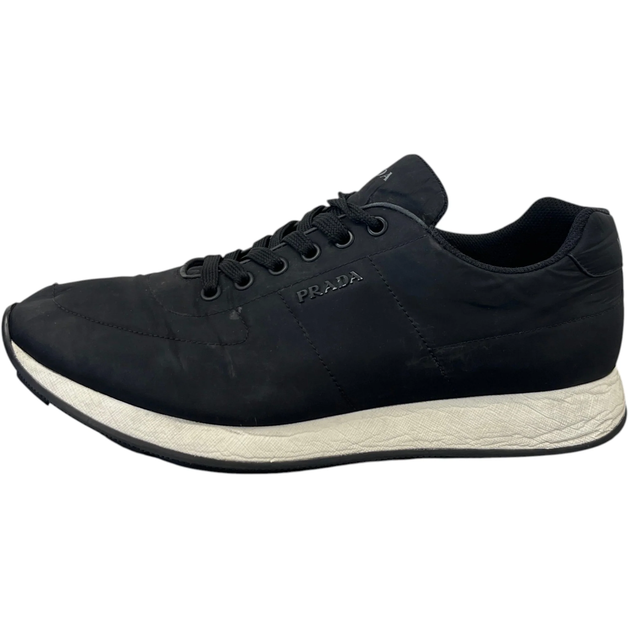 Men's Prax 01 Re-Nylon Low Trainers Black Size EU 42 / UK 8 - Image 5