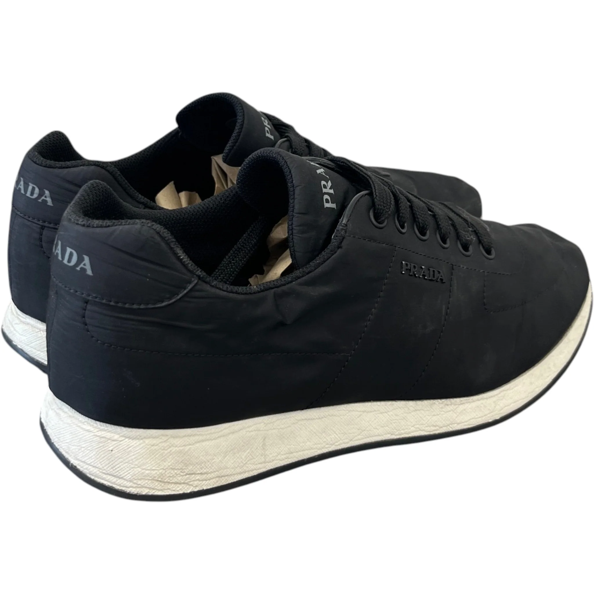 Men's Prax 01 Re-Nylon Low Trainers Black Size EU 42 / UK 8 - Image 8