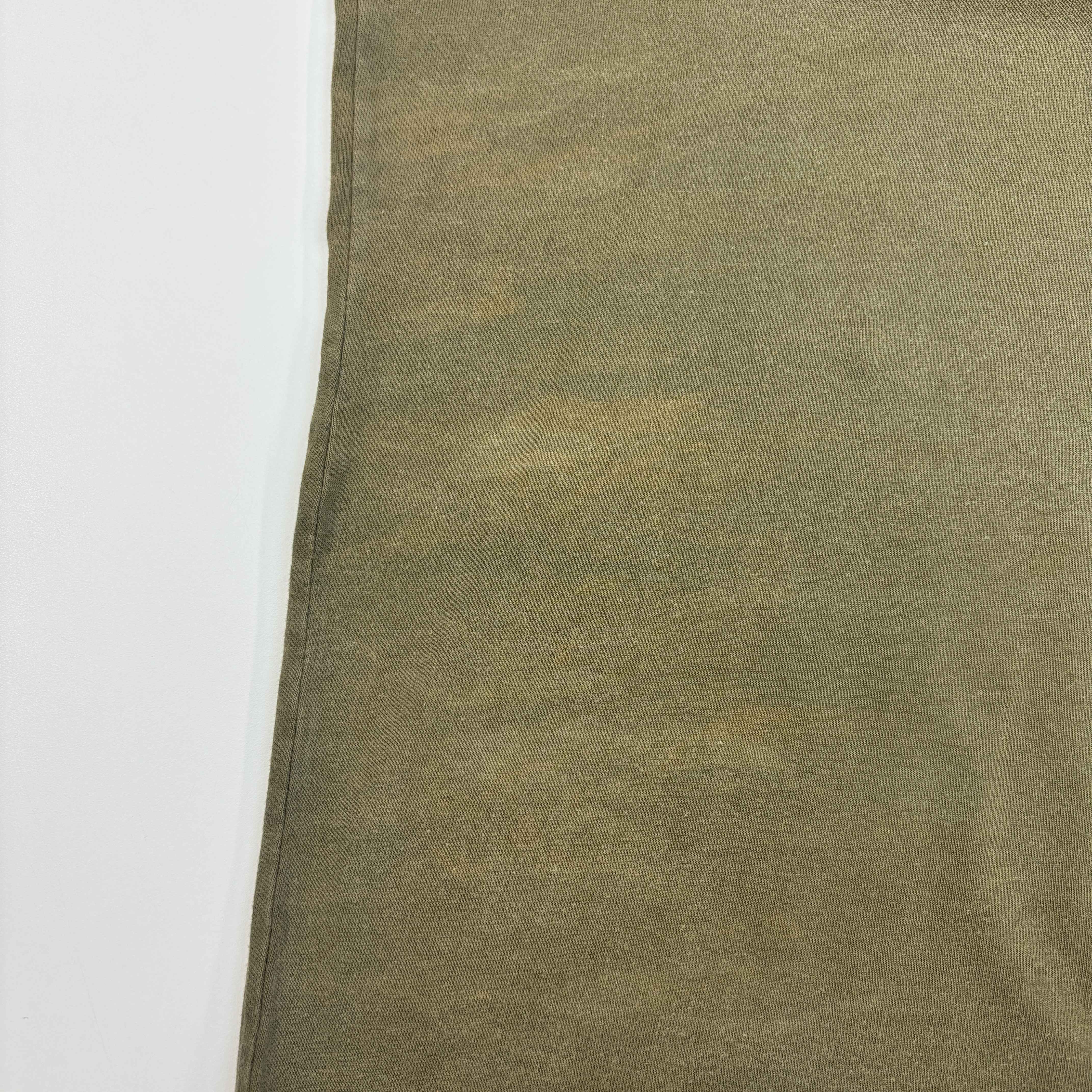 Men's Printed Logo T-Shirt Khaki Size S - Image 9
