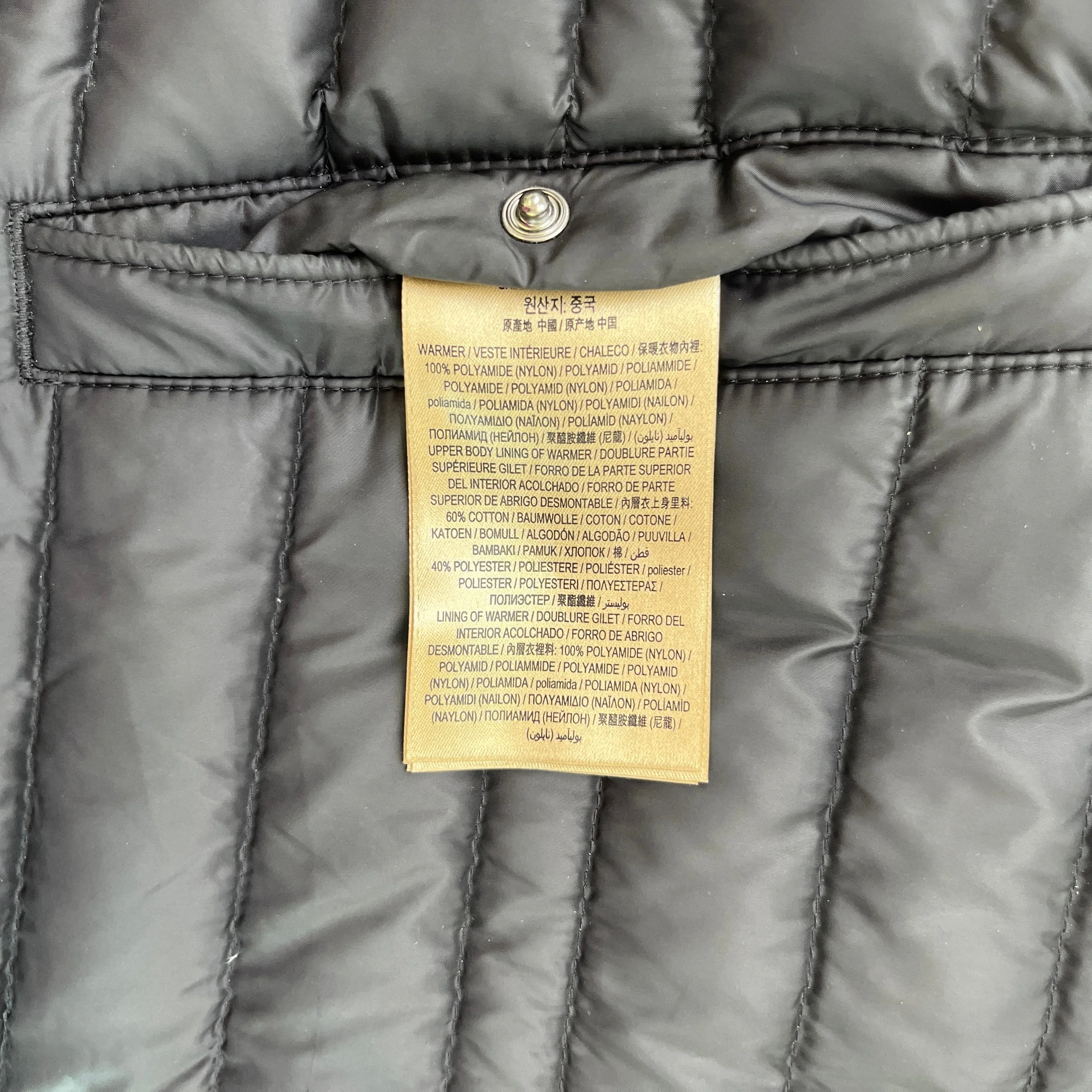 Men's Puffer Gilet Black Size IT 46 / S - Image 6
