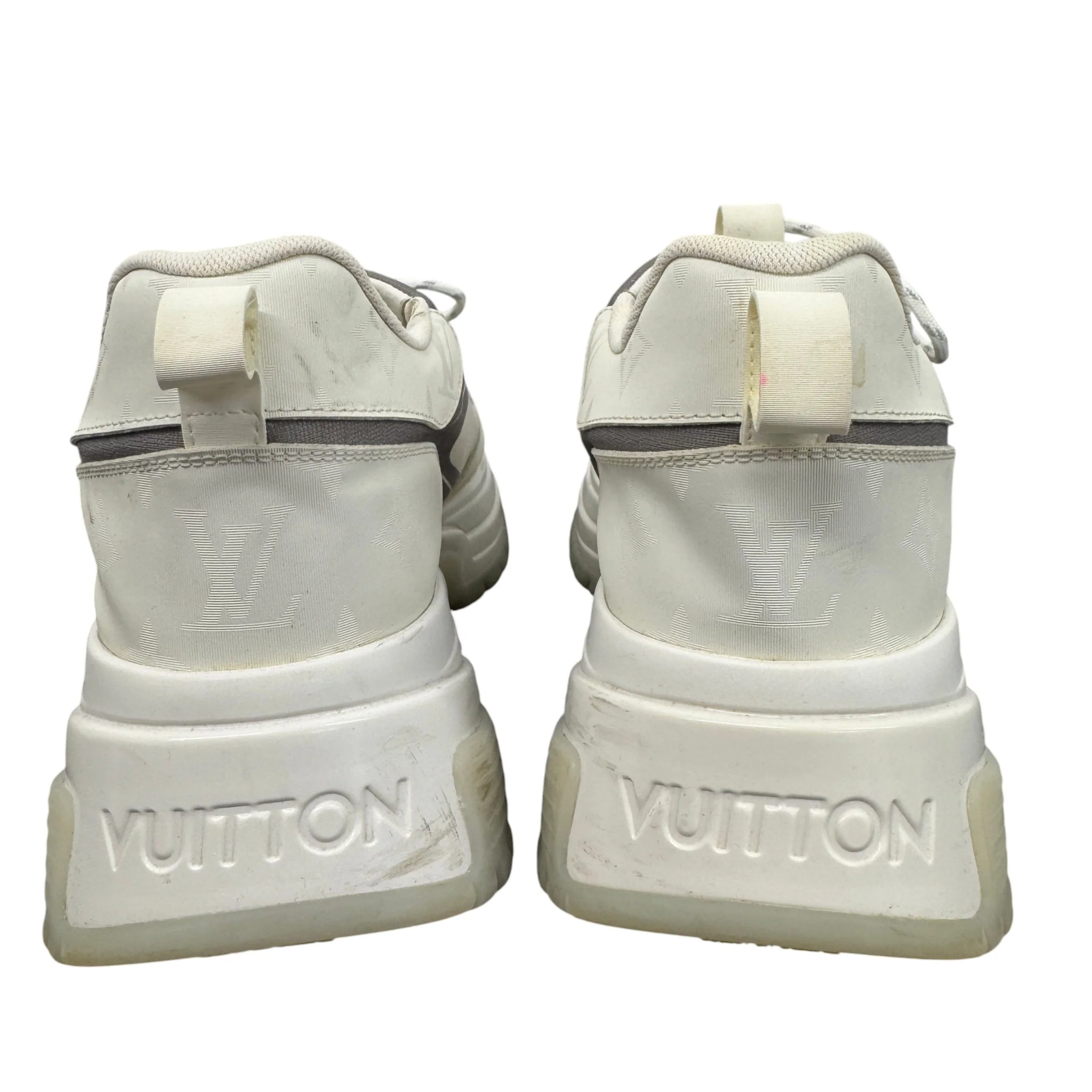 Men's Pulse Monogram Low Trainers White Size EU 40 / UK 6 - Image 7