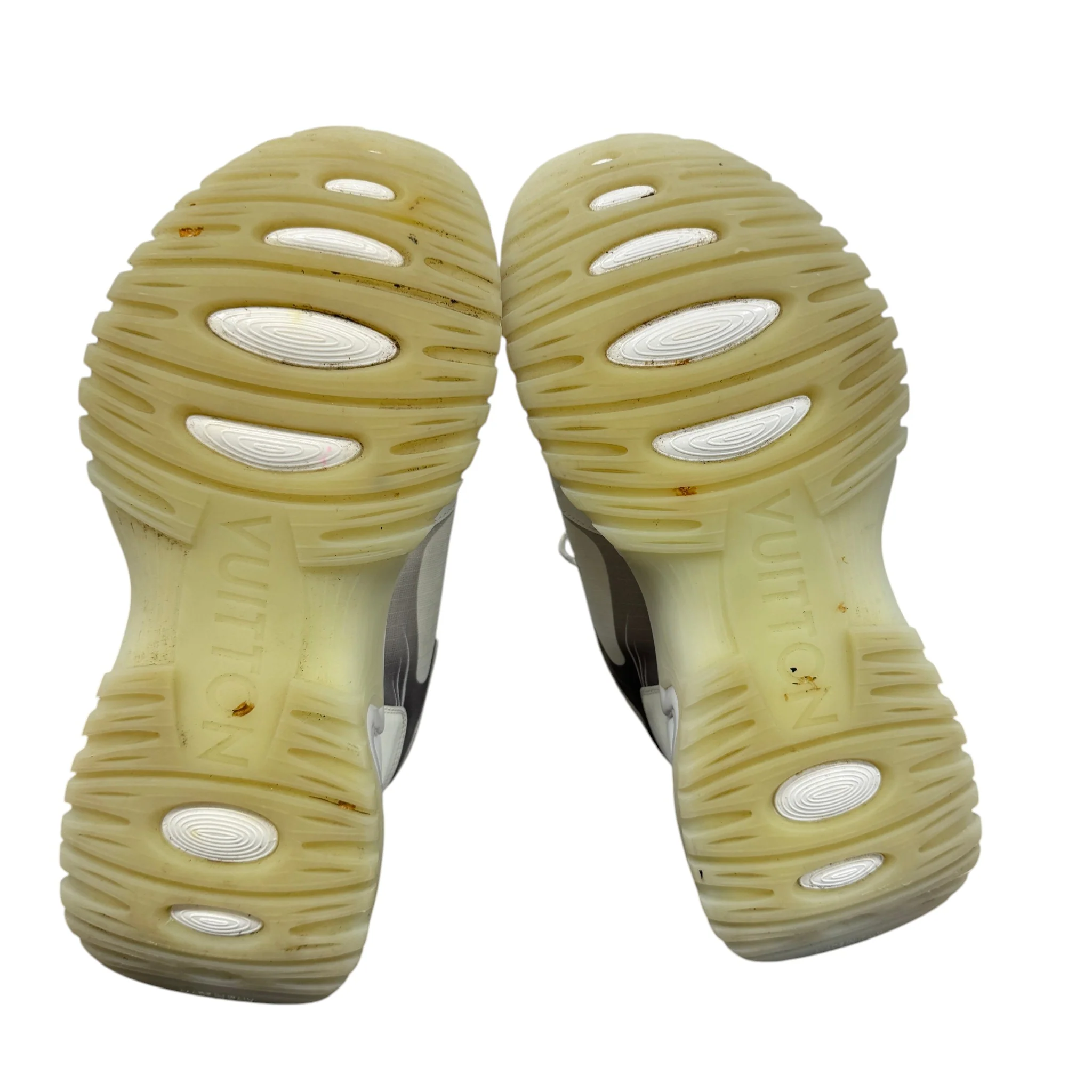Men's Pulse Monogram Low Trainers White Size EU 40 / UK 6 - Image 8