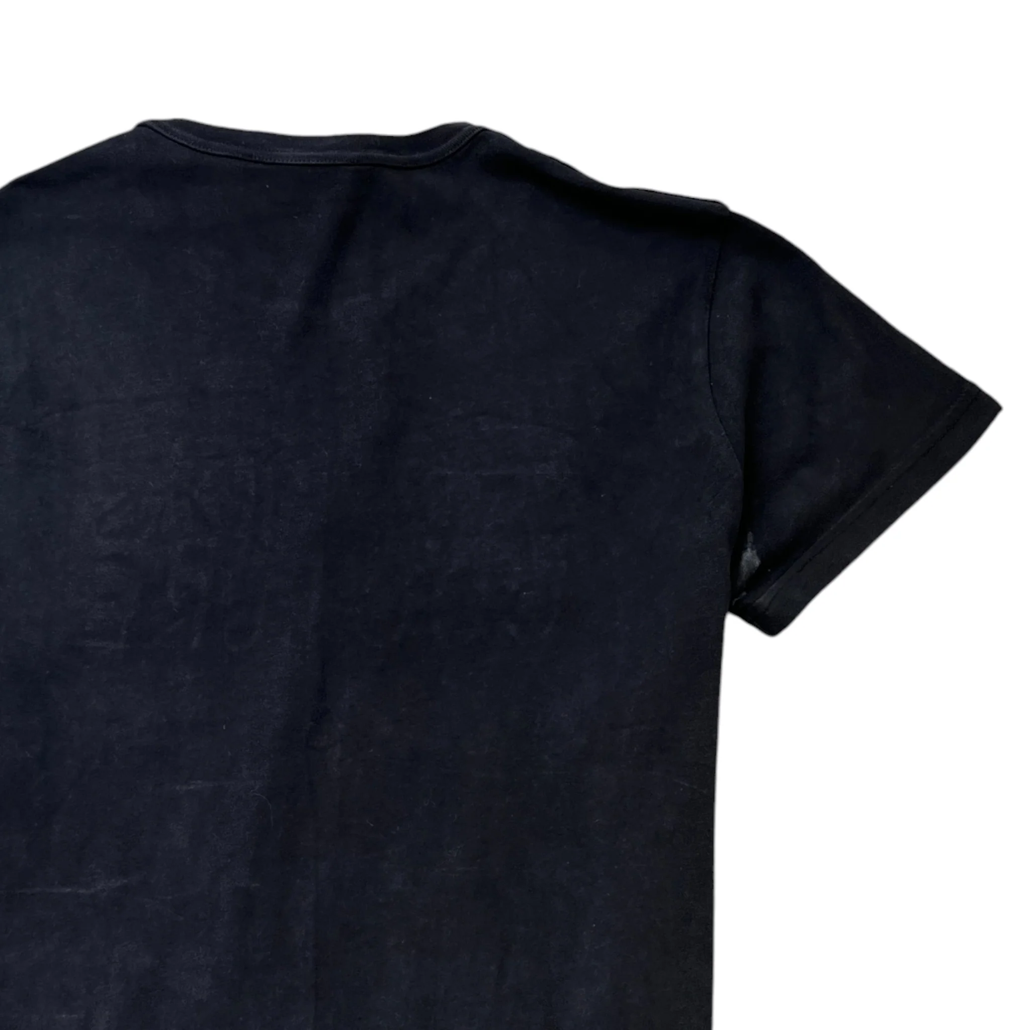 Men's Rainbow Logo T-Shirt Black Size M - Image 4