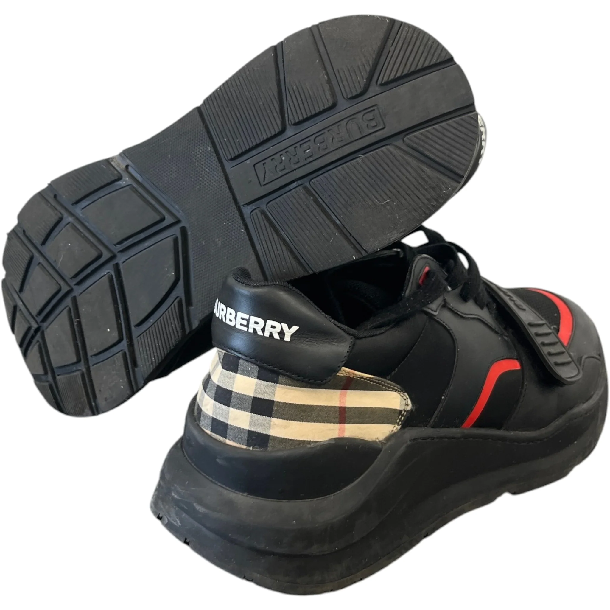 Men's Ramsey Low Trainers Black Size EU 42 / UK 8 - Image 10