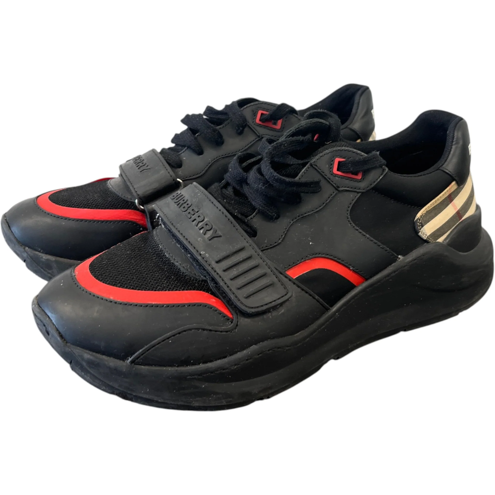 Men's Ramsey Low Trainers Black Size EU 42 / UK 8 - Image 9