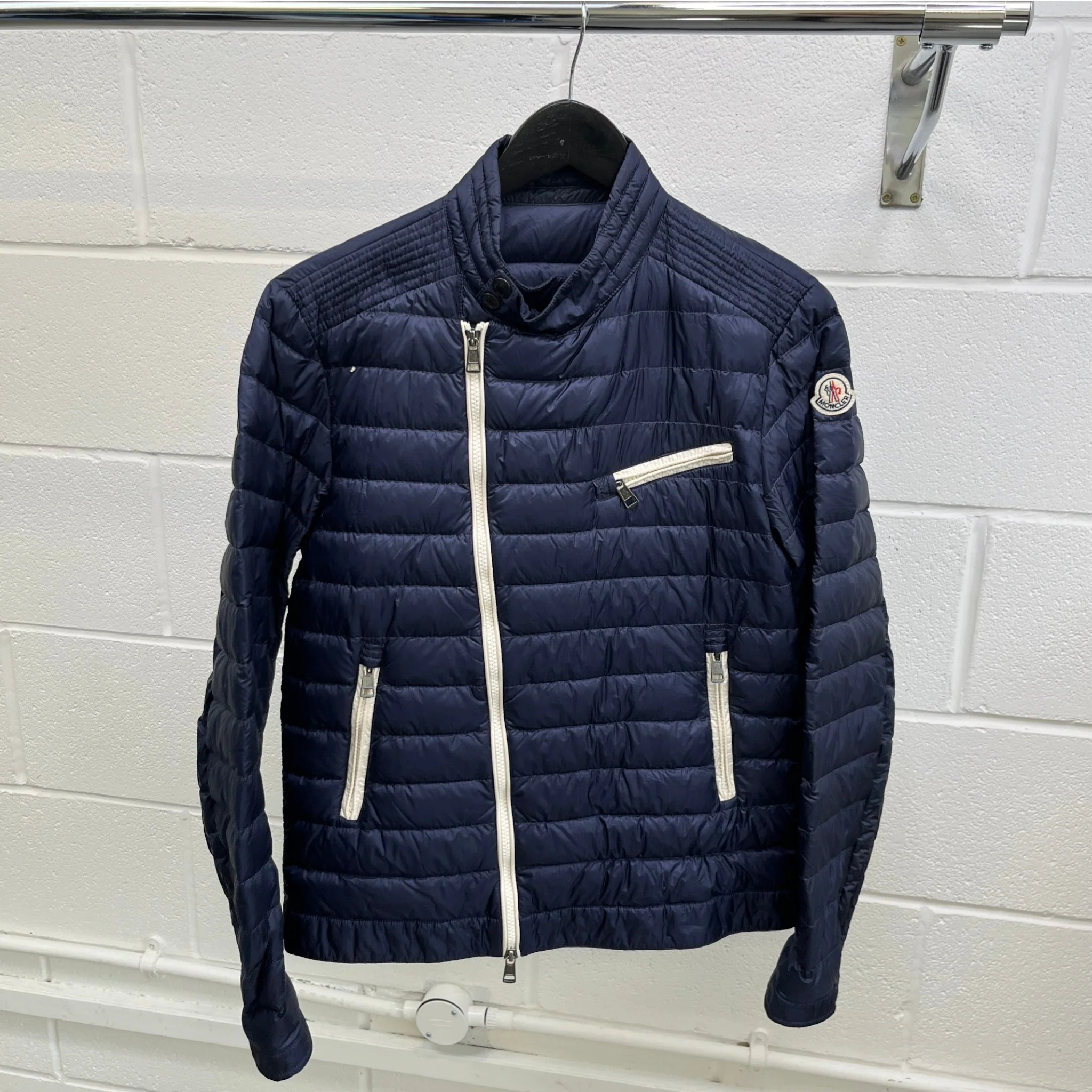 Men's Randy Down Jacket Navy Size 1 / S - Image 9