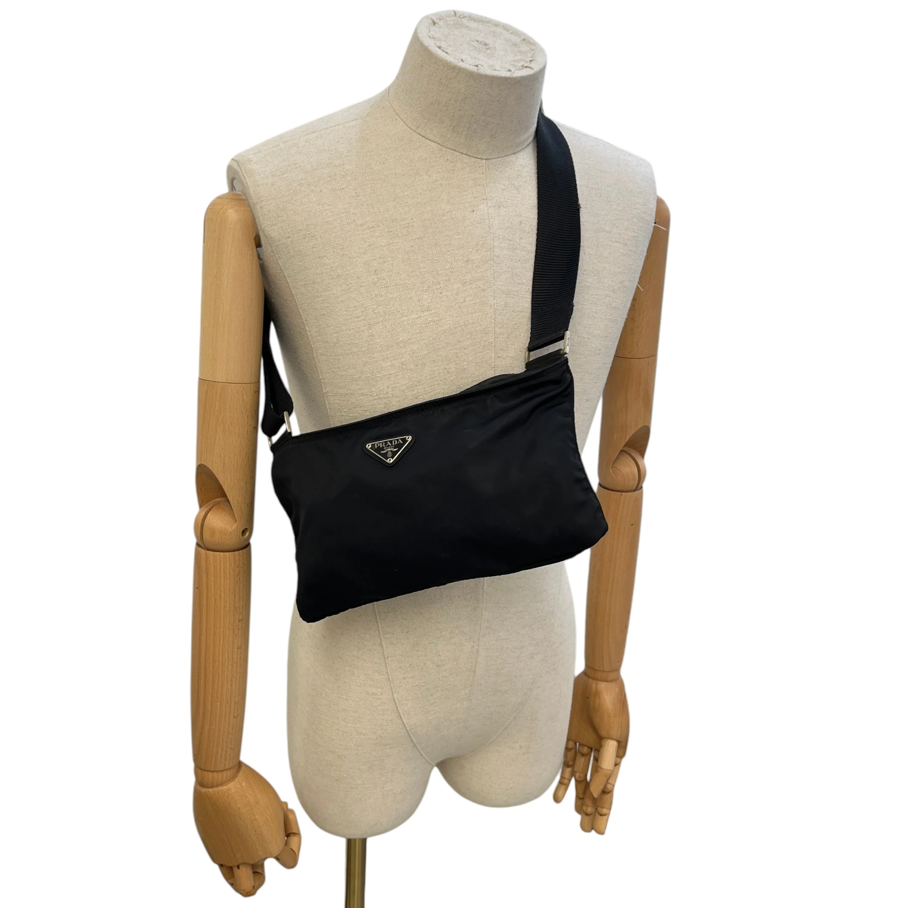 Men's Re-Nylon Bag Black - Image 2