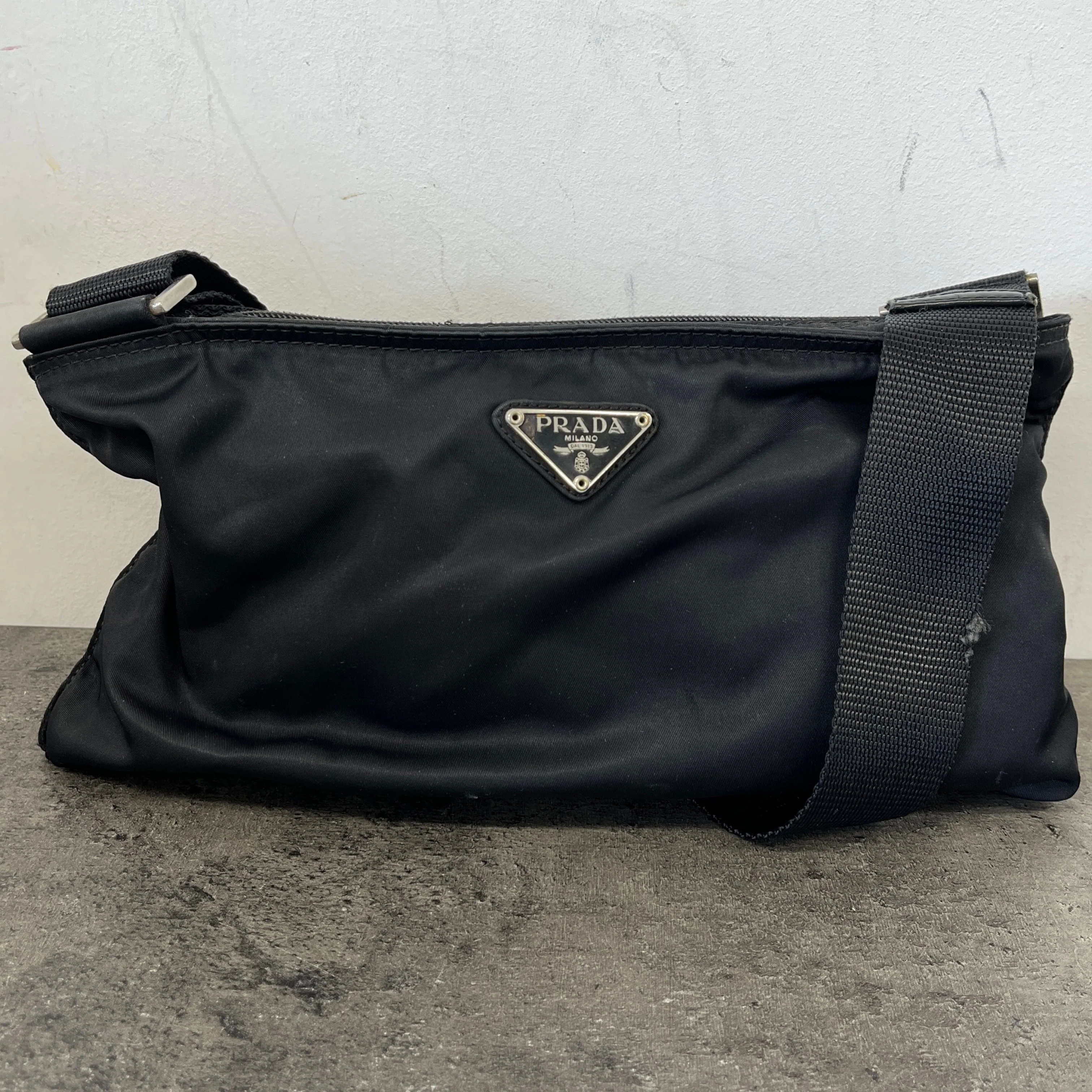 Men's Re-Nylon Bag Black - Image 8