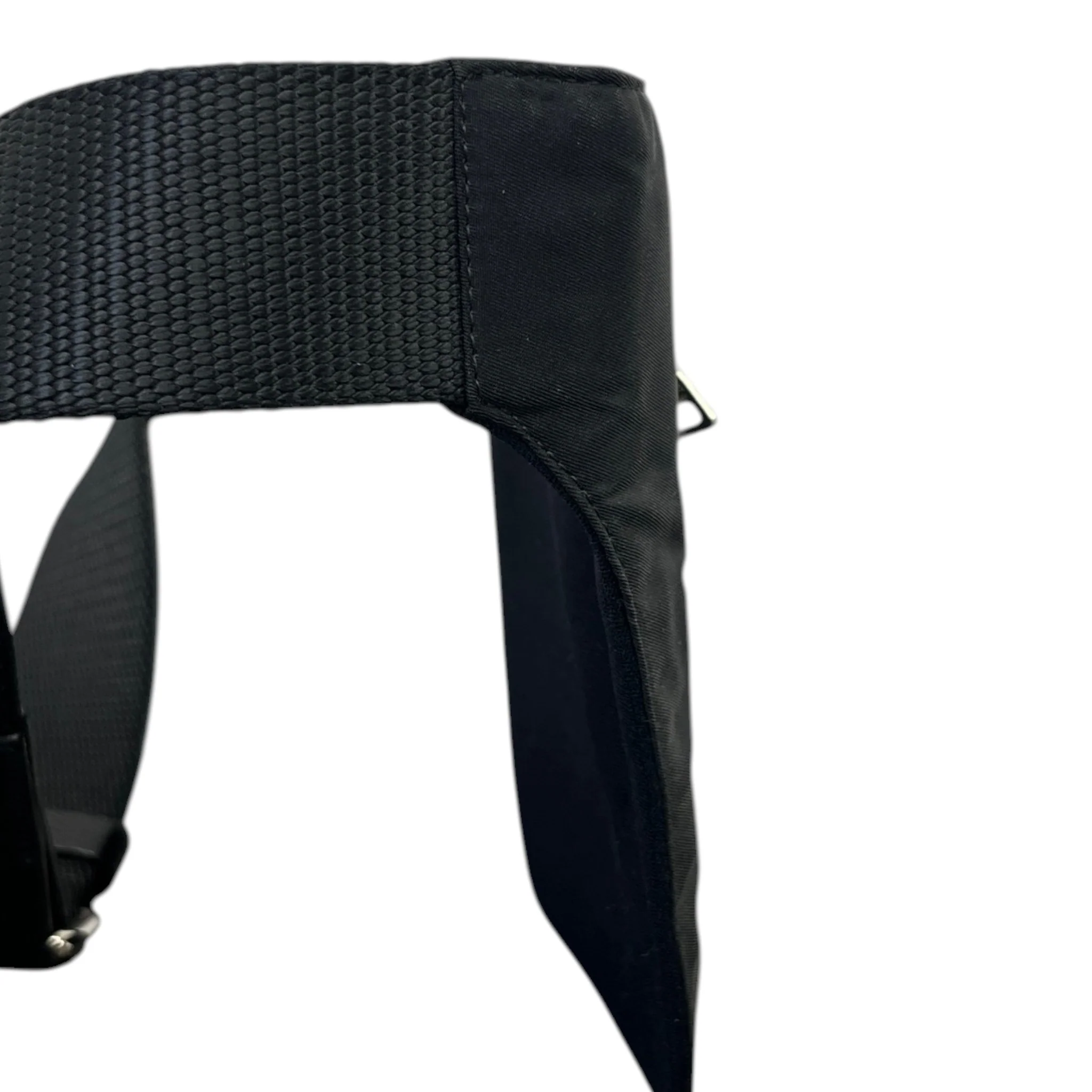 Men's Re-Nylon Belt Logo Belt Bag Black - Image 5